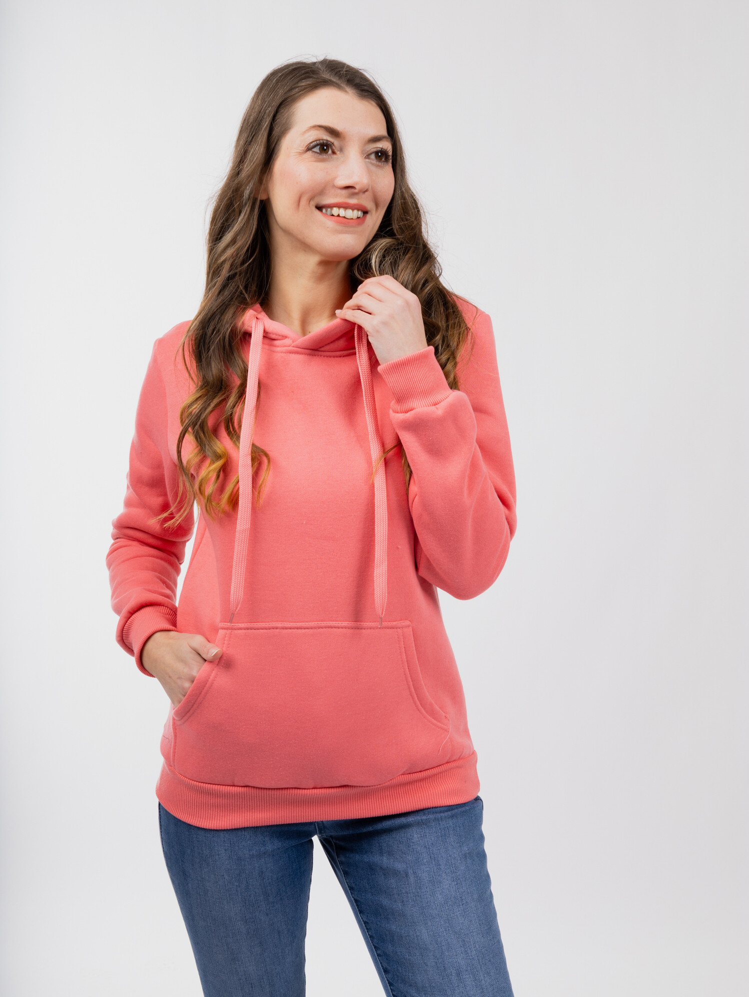 Women's Hoodie GLANO - Pink