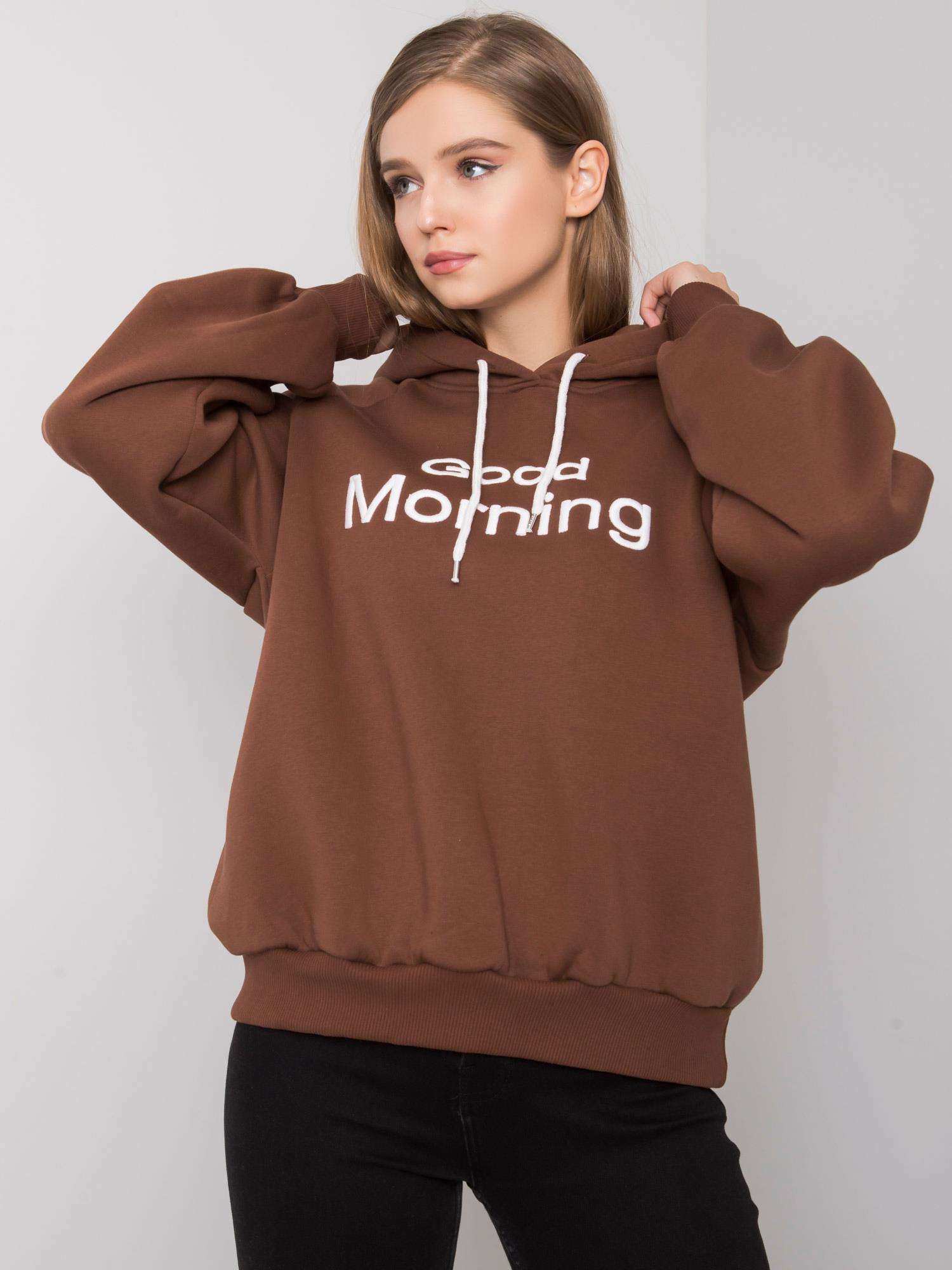 Brown Padded Sweatshirt