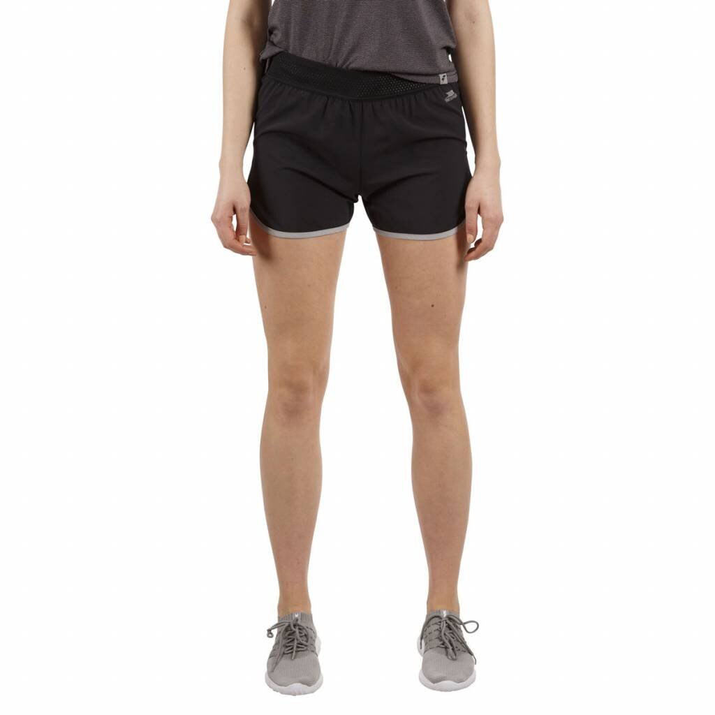 Women&#039;s Trespass Sadie Running Shorts in Black