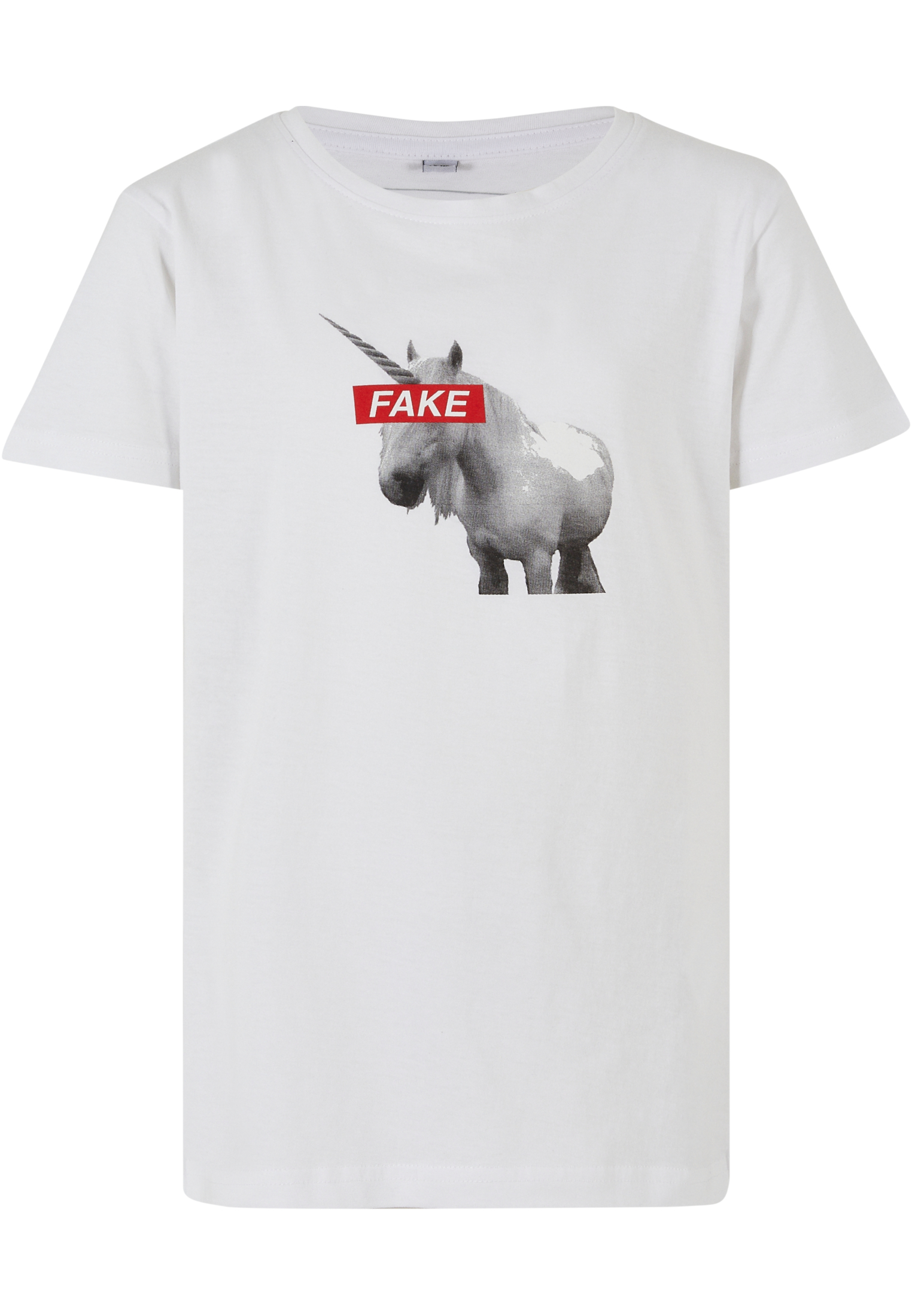 Children's Fake Unicorn T-shirt In White