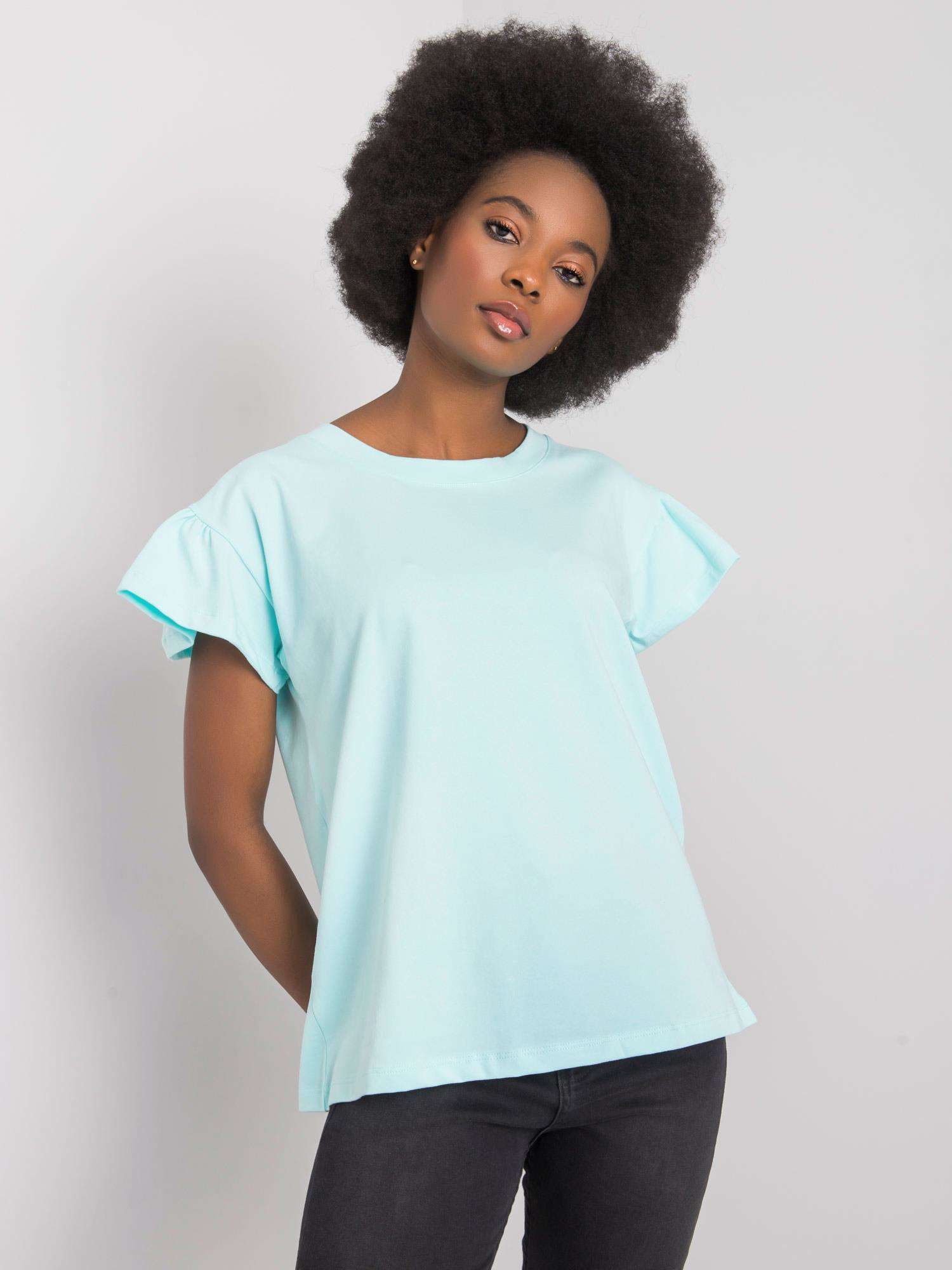 Cotton Blouse RUE PARIS Mint