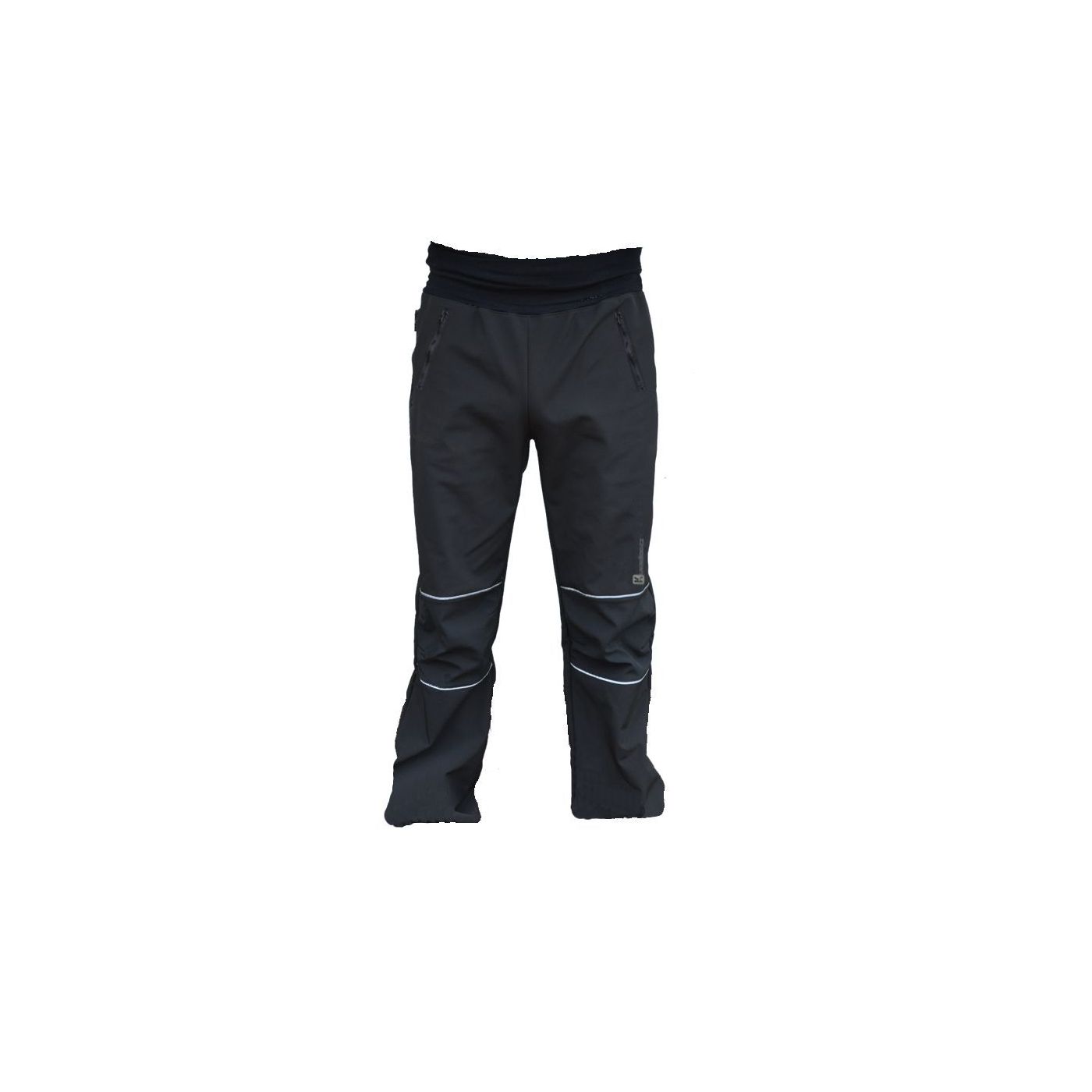 Levně Pánské softshellové kalhoty - černé /30.000mm, 15.000g/m2