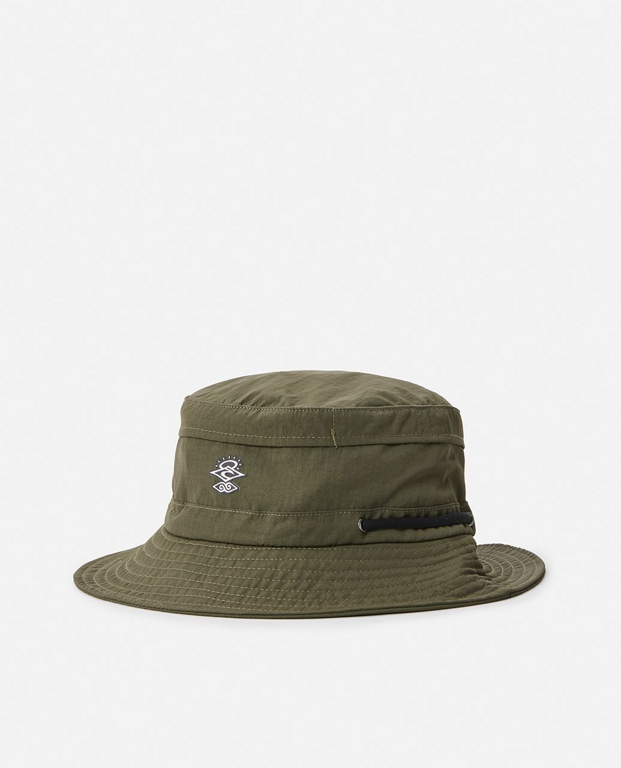 Klobouk Rip Curl SEARCHERS TECH MID BRIM HAT Olive