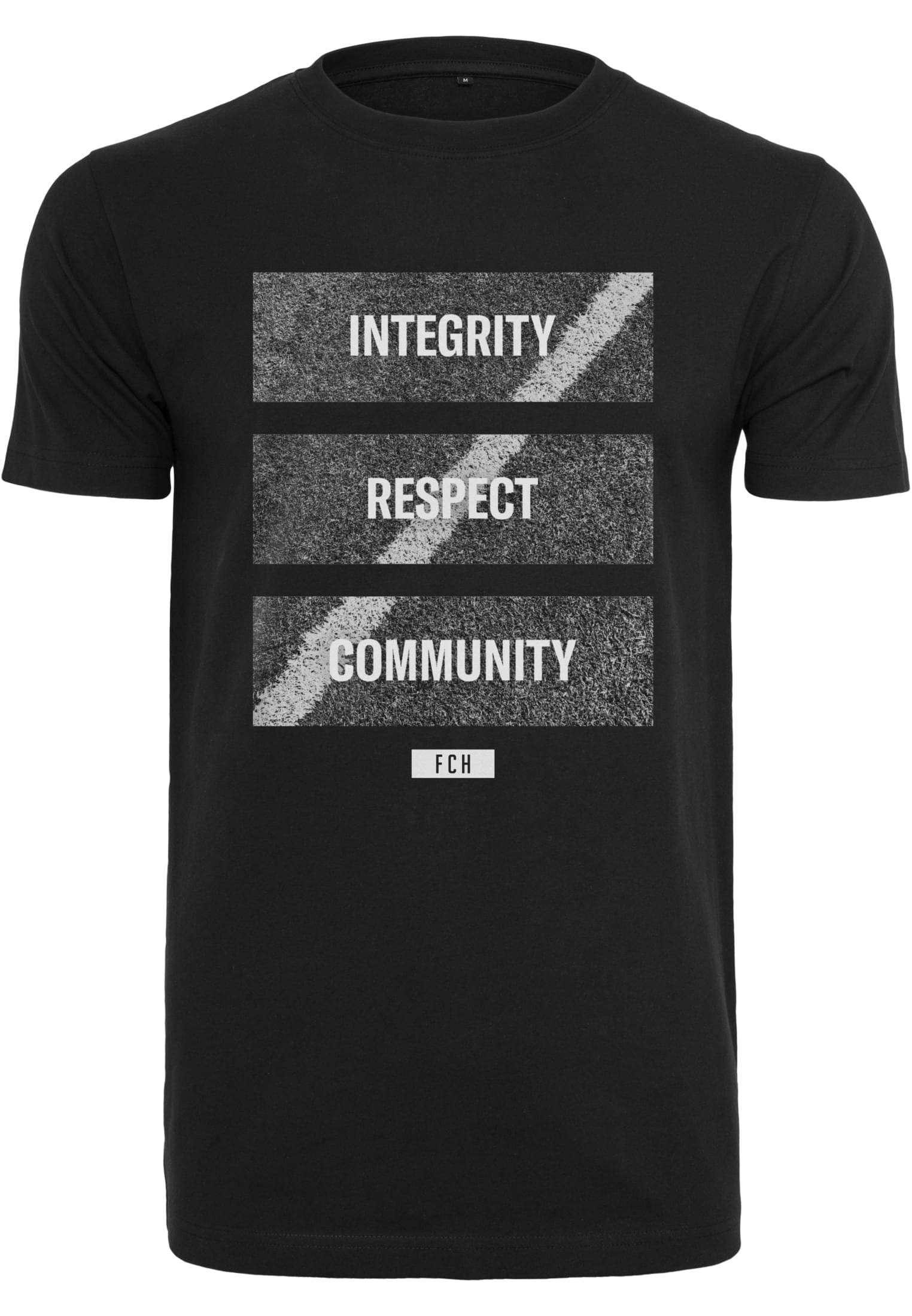 Levně Fotbalové míče Coming Home Integrita, respekt, komunitní tričko černé