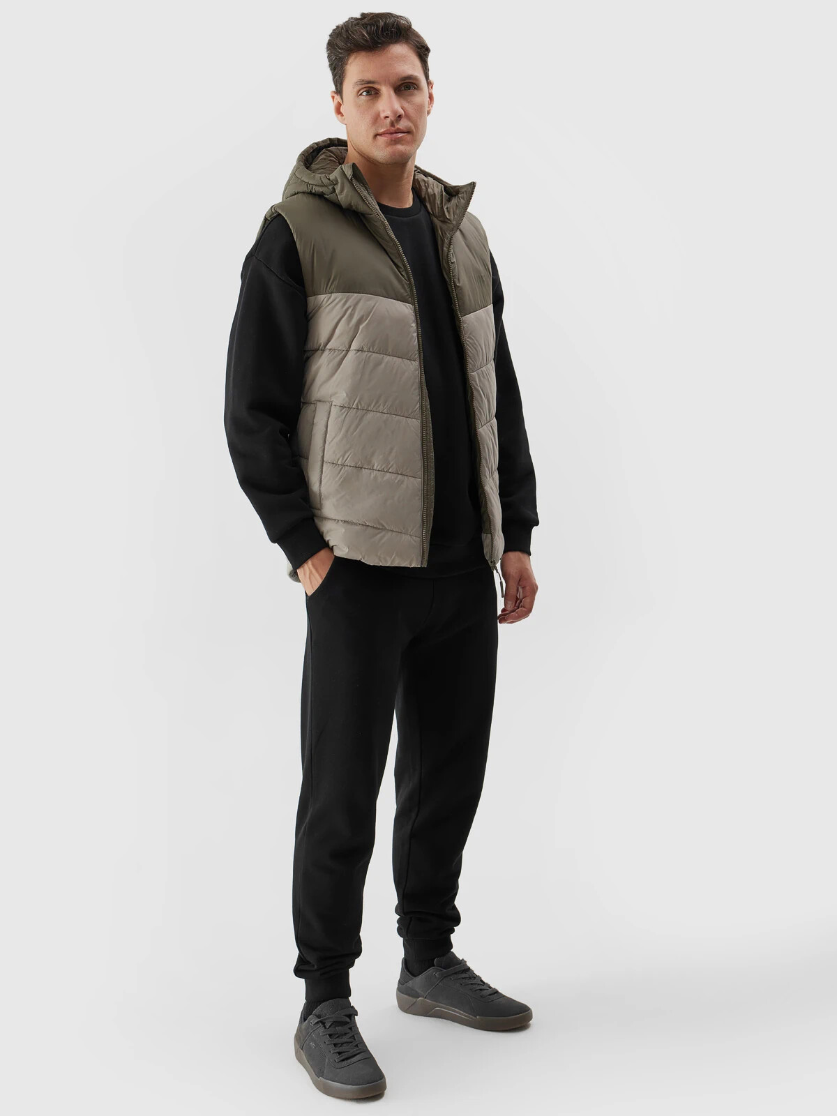 Men&#039;s 4F Down Gilet - Khaki