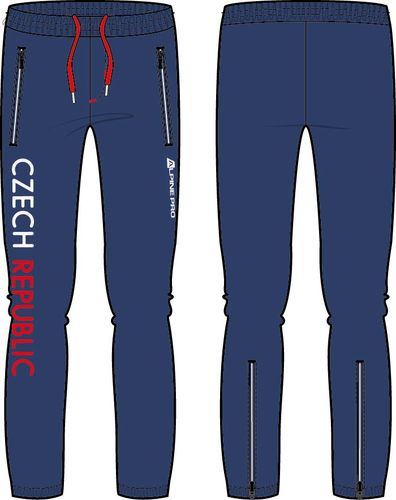 Men's trousers ALPINE PRO ZABEN czech blue
