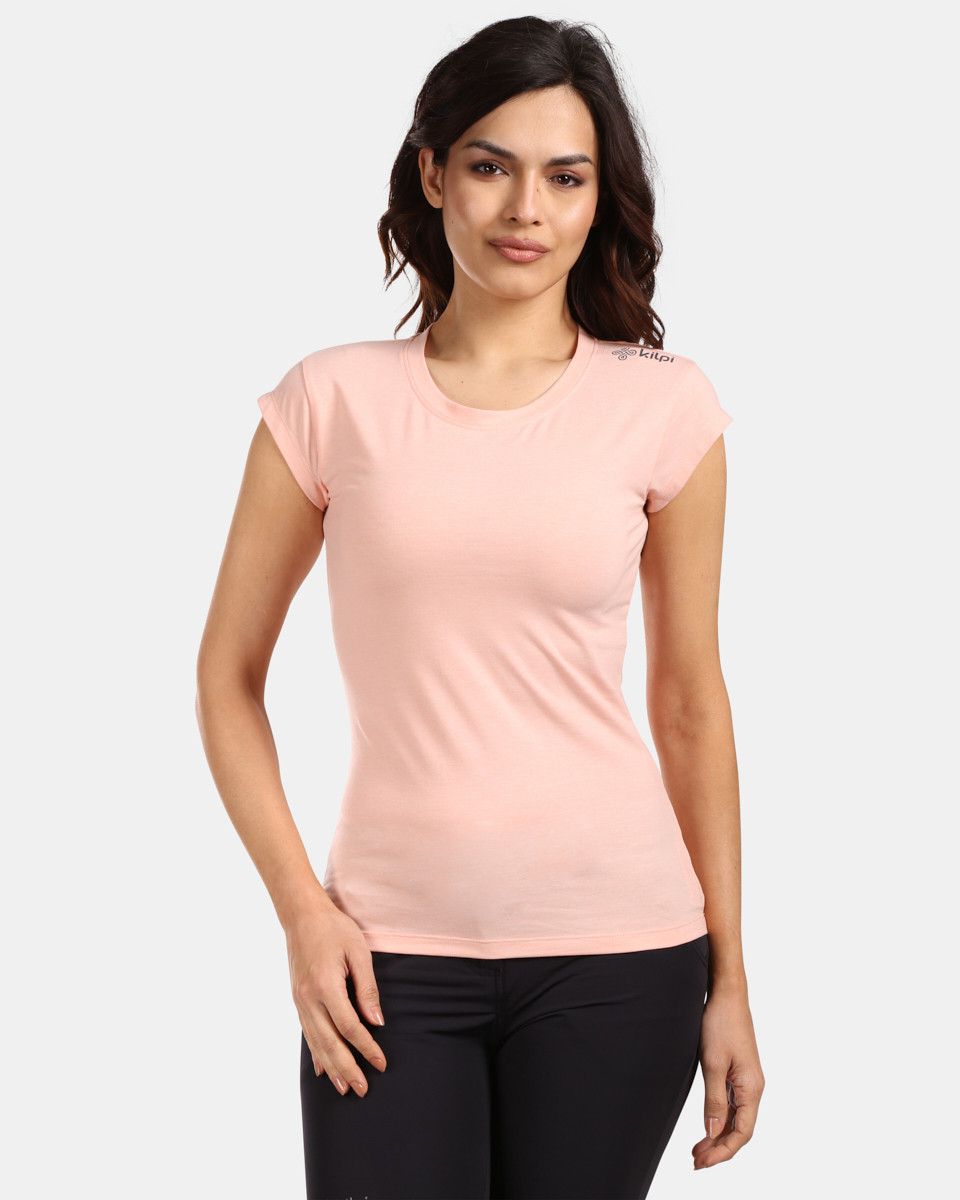 Women's cotton T-shirt Kilpi PROMO-W Coral