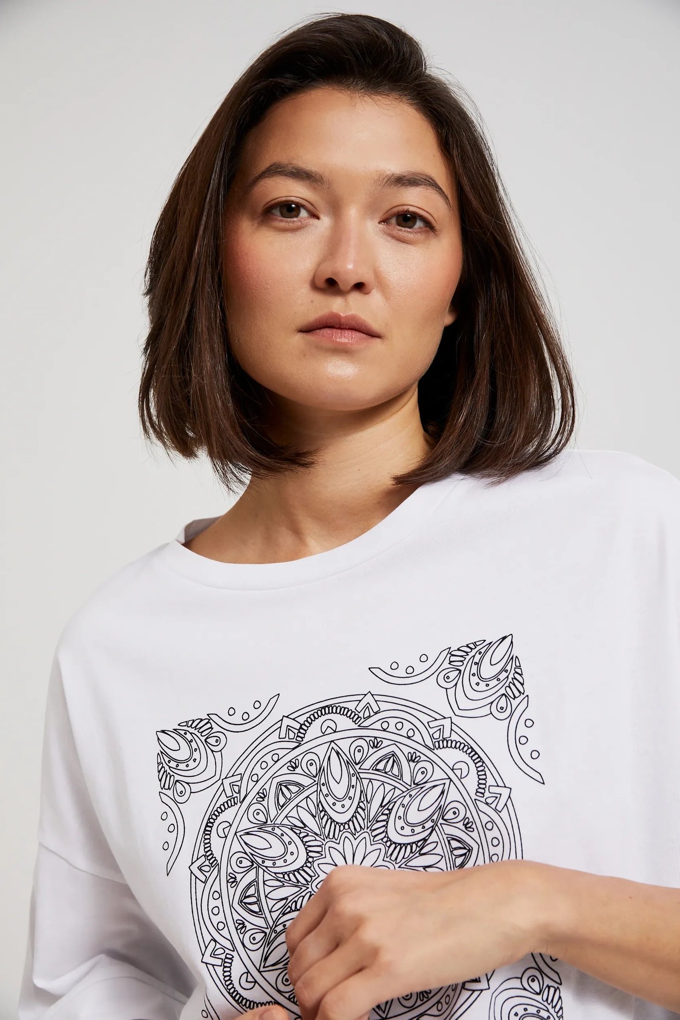 Marisse Women's Blouse L-Ts-4407 White