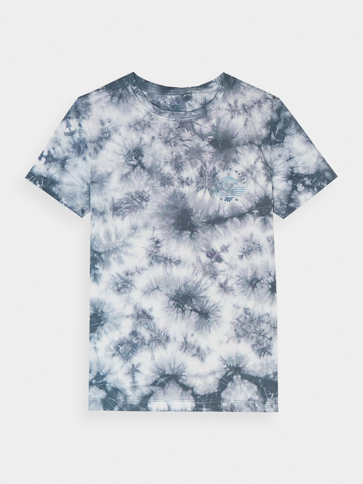 Boys' T-shirt with 4F print - multicolor