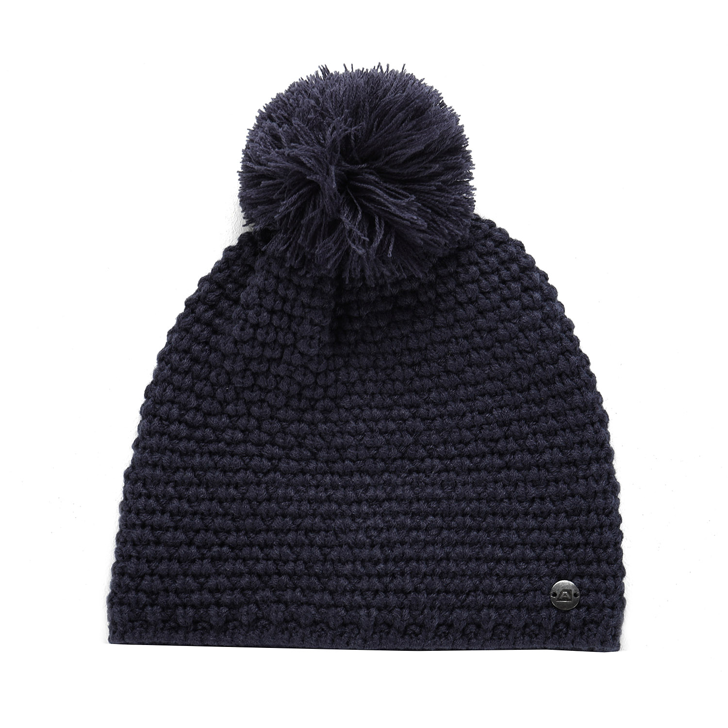 Winter hat with pompom ALPINE PRO GRANE mood indigo