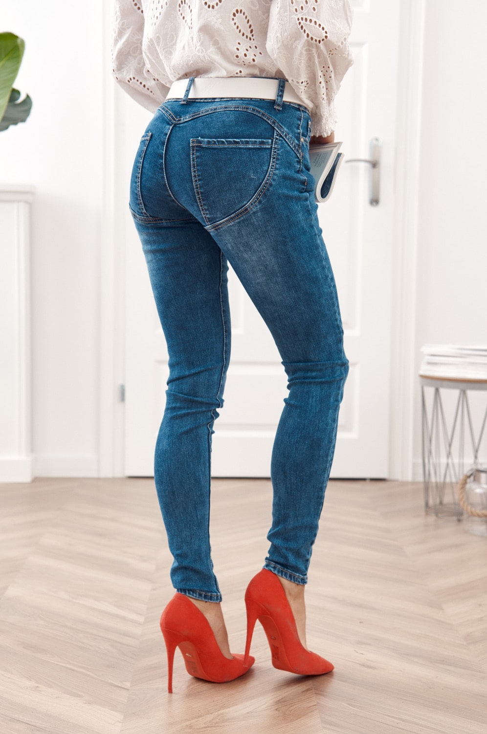 Classic push up denim pants