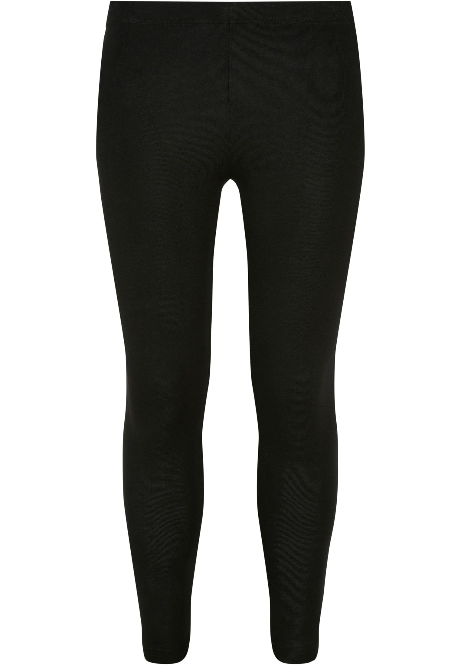 Girls&#039; jersey leggings 2-pack black/black