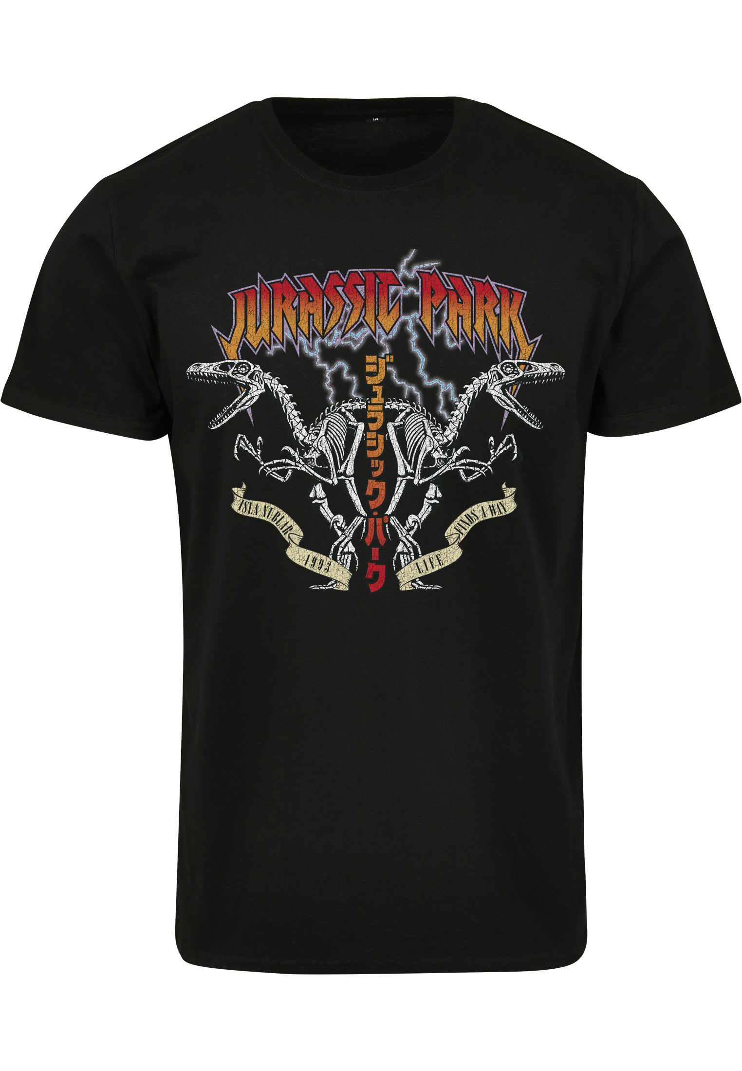 Levně Černé tričko Jurassic Park Rock