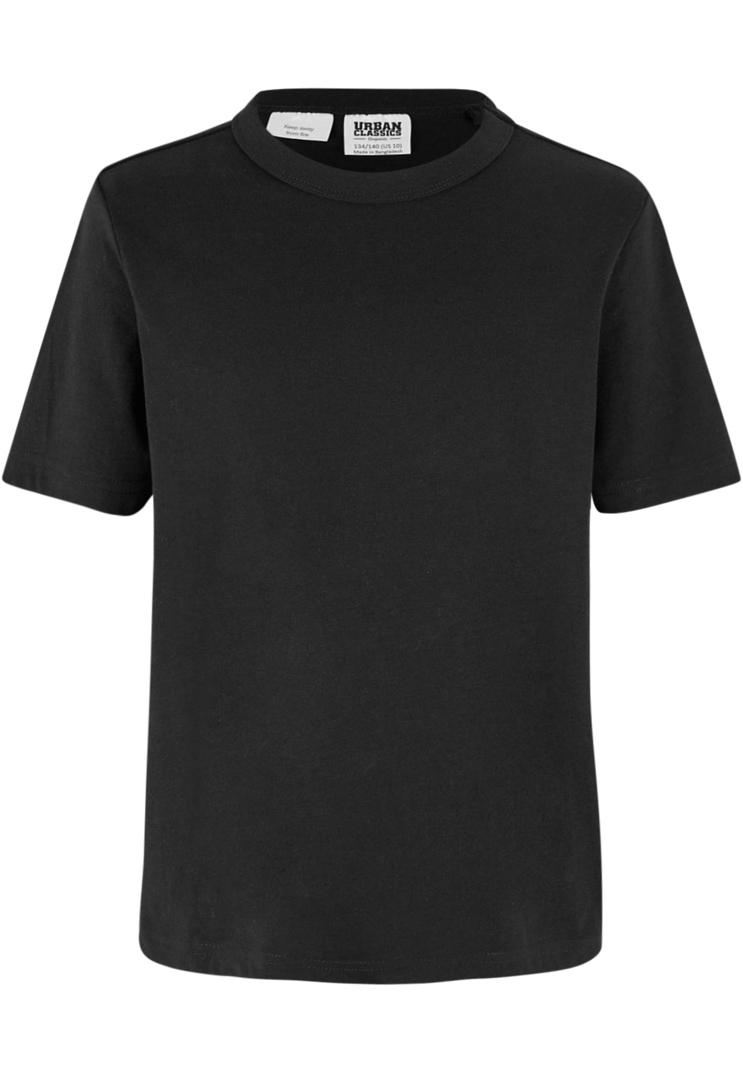 Boys' Organic Basic T-Shirt - Black