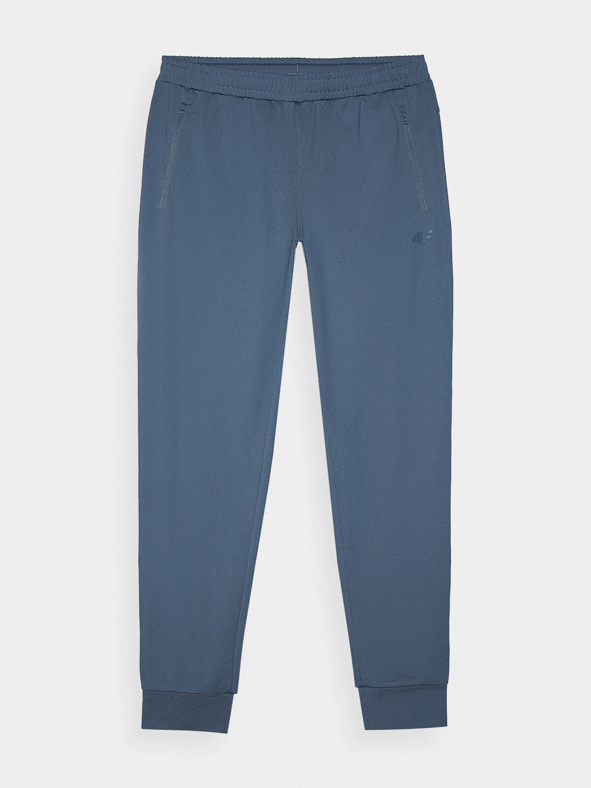 Men&#039;s quick-drying sports pants 4F - denim