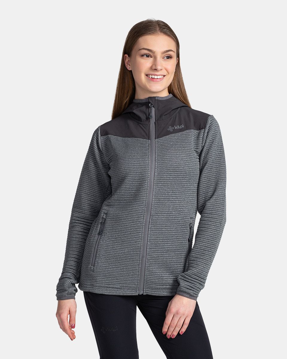 Women's Technical Sweatshirt KILPI TANALI-W Dark Gray