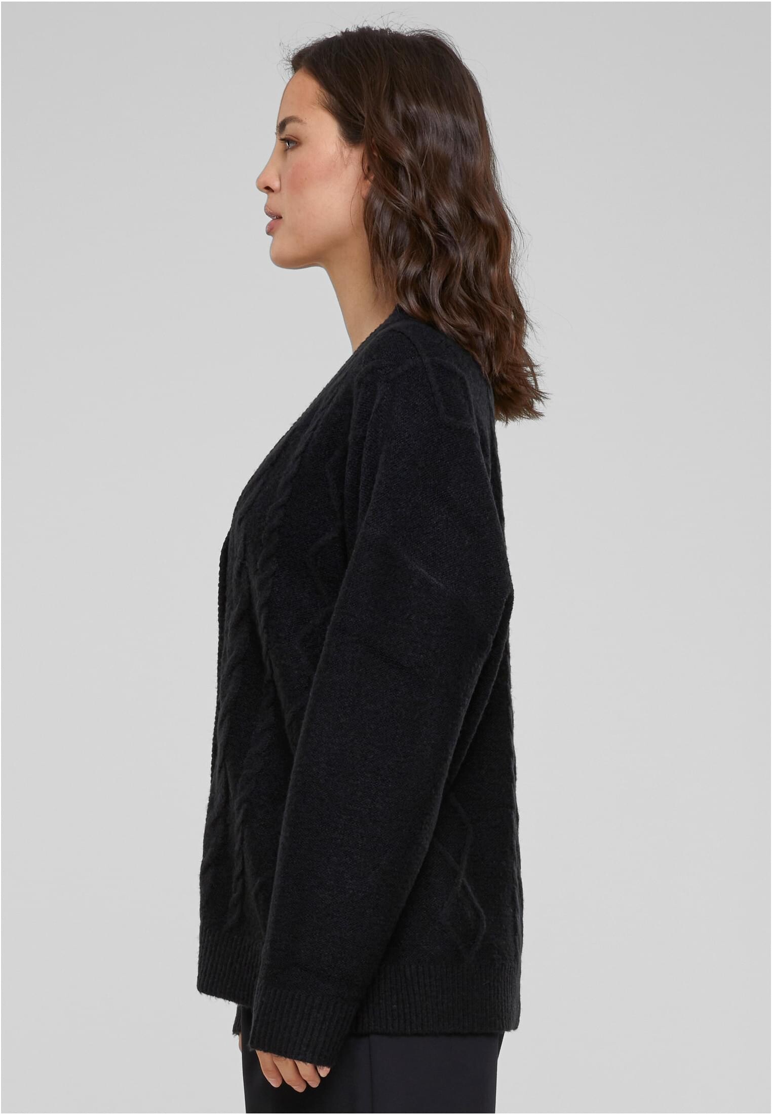 Women&#039;s knitted cardigan black