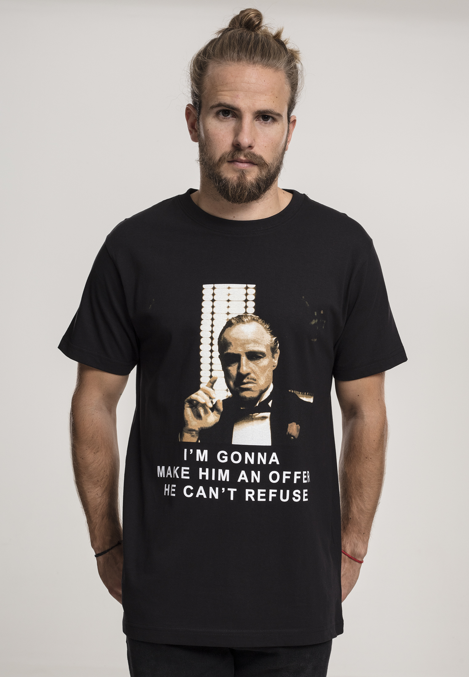 Levně Černé tričko Godfather Refuse Tee