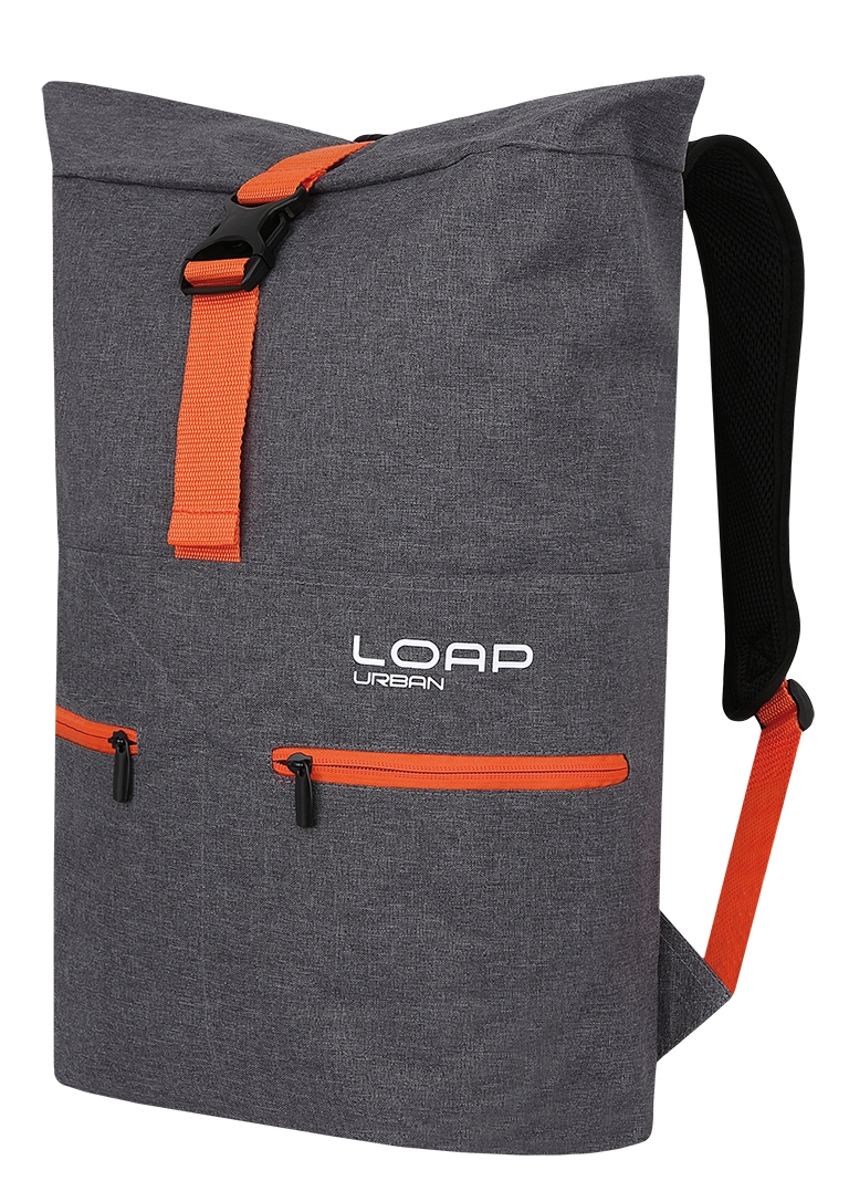 City Backpack LOAP SPOTT Grey/Orange