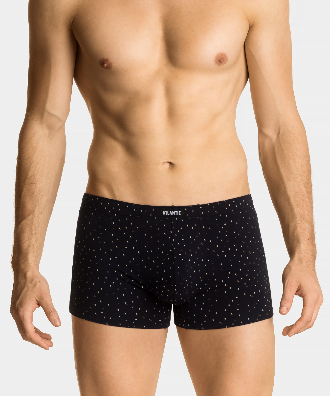3-PACK Men&#039;s boxers ATLANTIC - dark blue, red, dark blue
