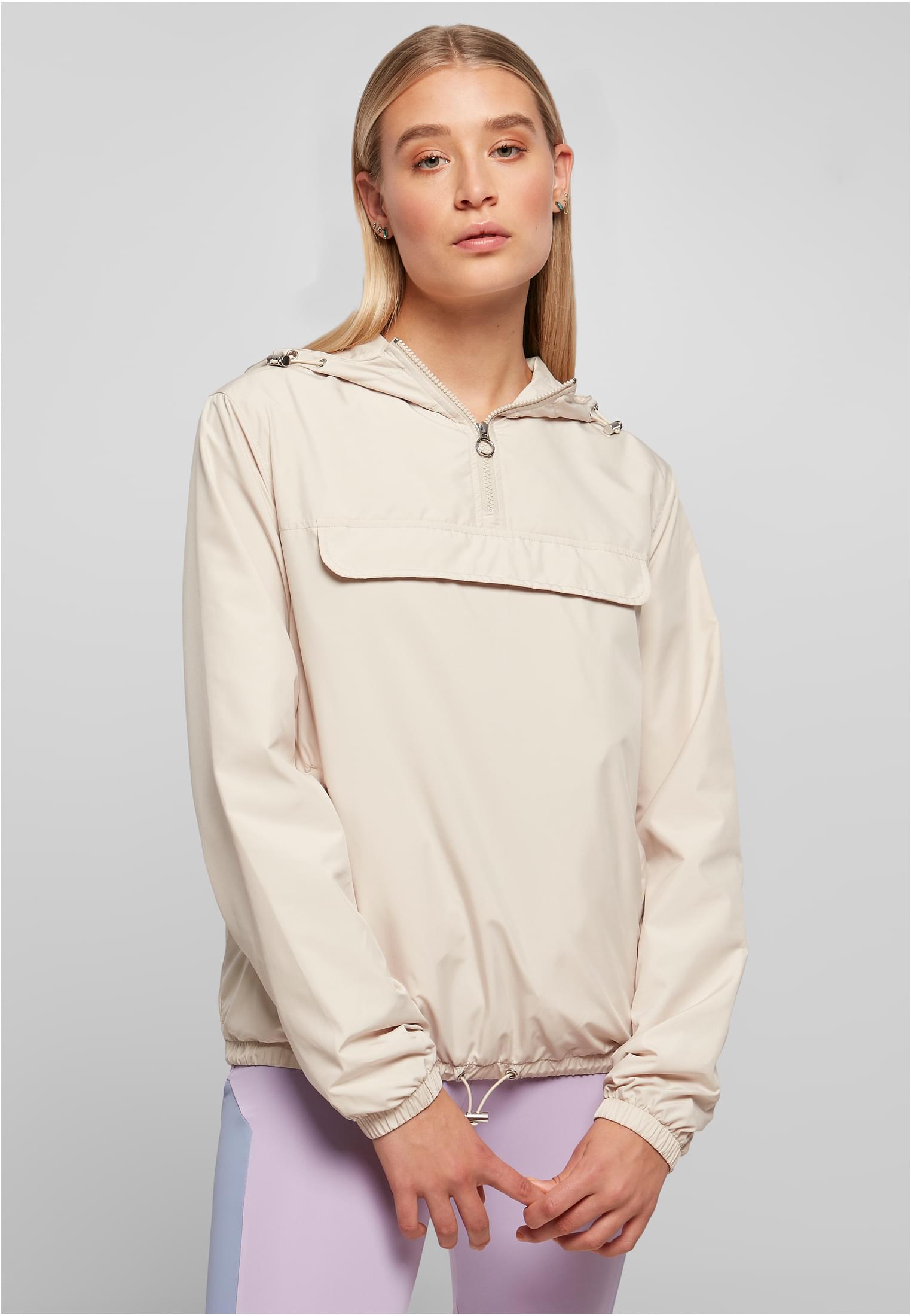 Women's Basic Pull-over Jacket Made Of Softseagrass