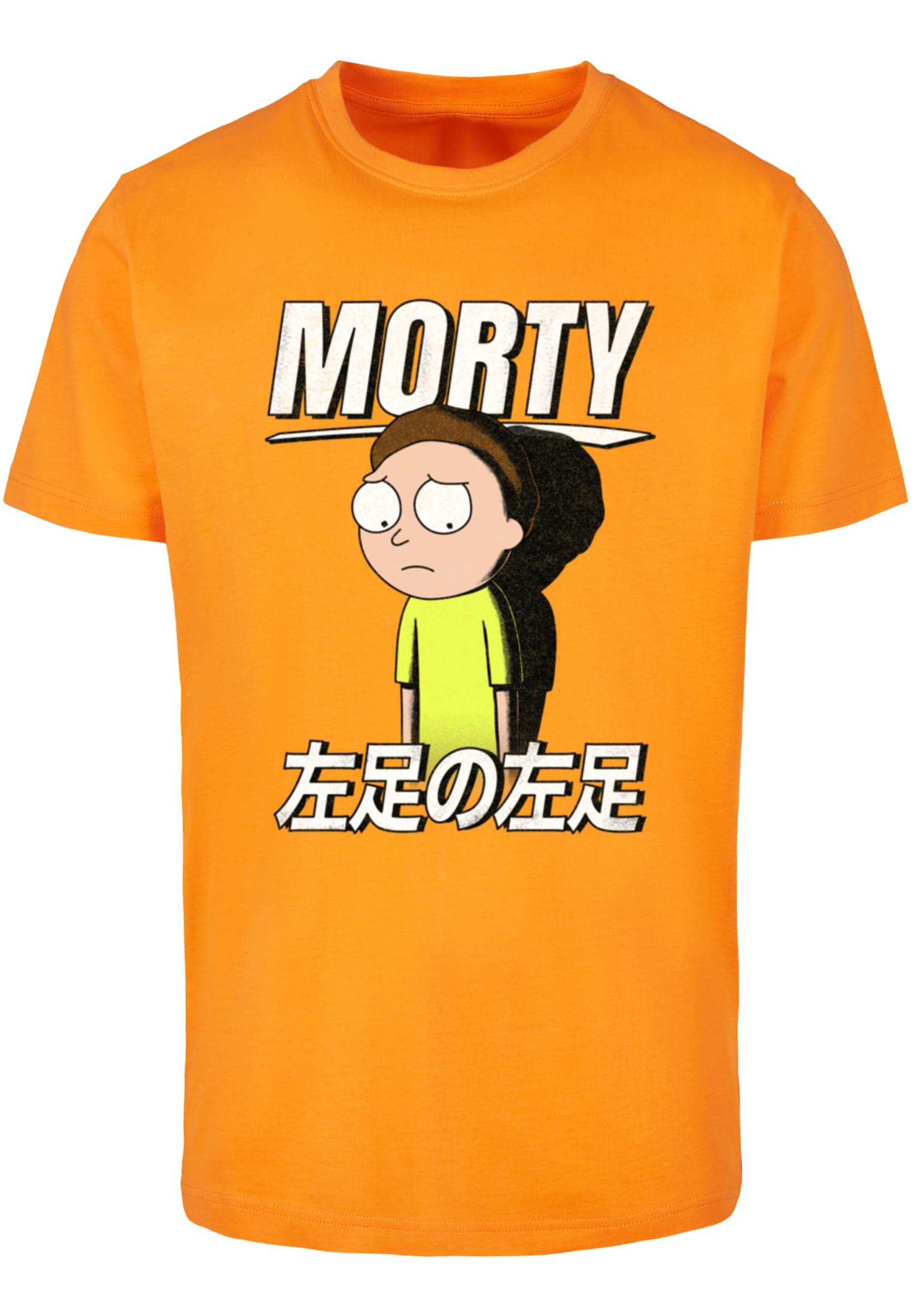 Men's T-shirt Rick And Morty Sad Morty Orange