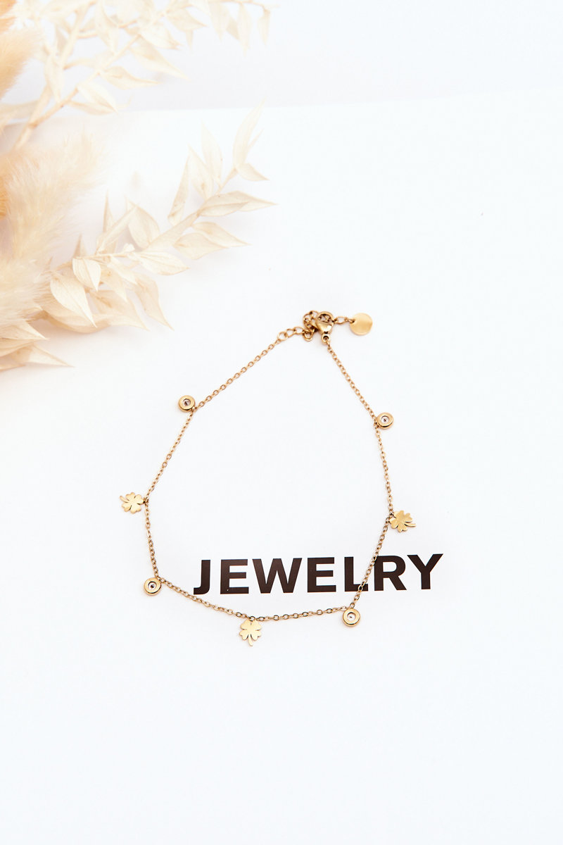 Bracelet With Trefoils Gold