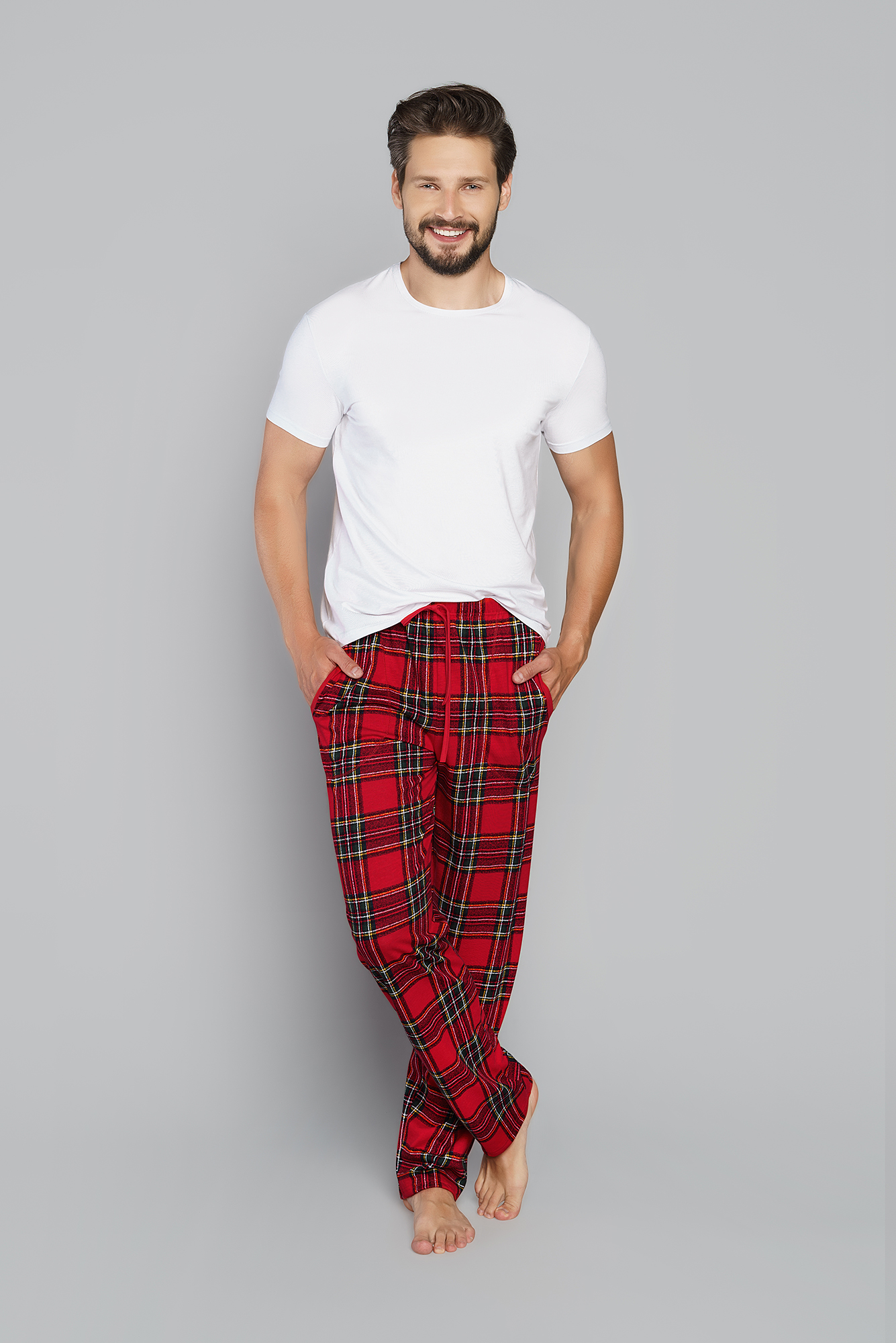 Men's long trousers Narwik - print