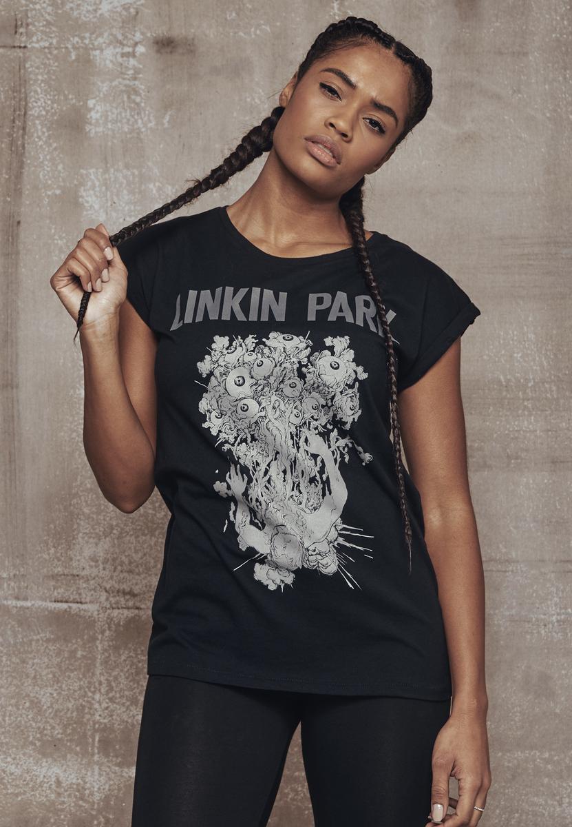 Women's T-shirt Linkin Park Eye Guts black