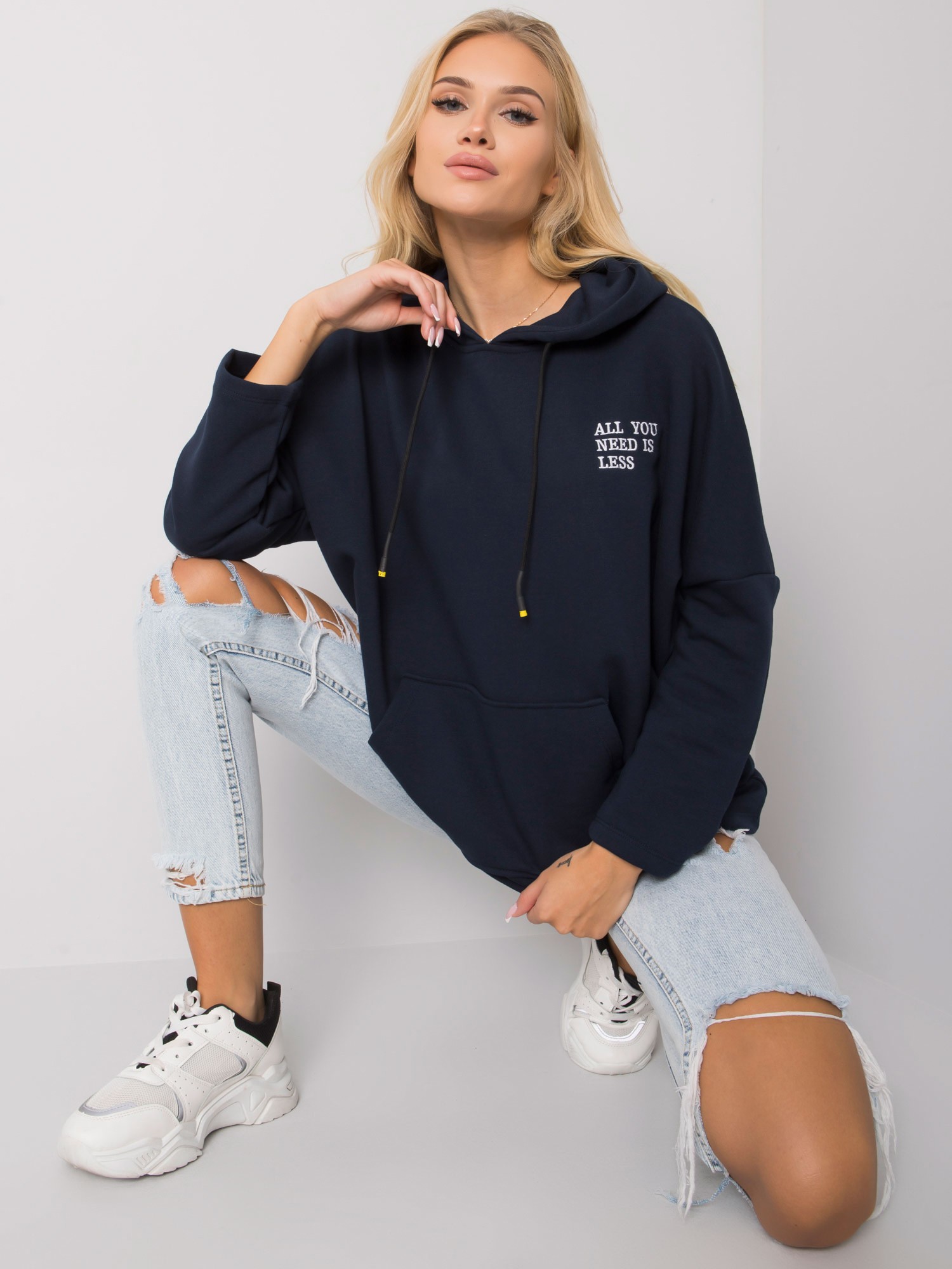 Dark Blue Kangaroo Sweatshirt