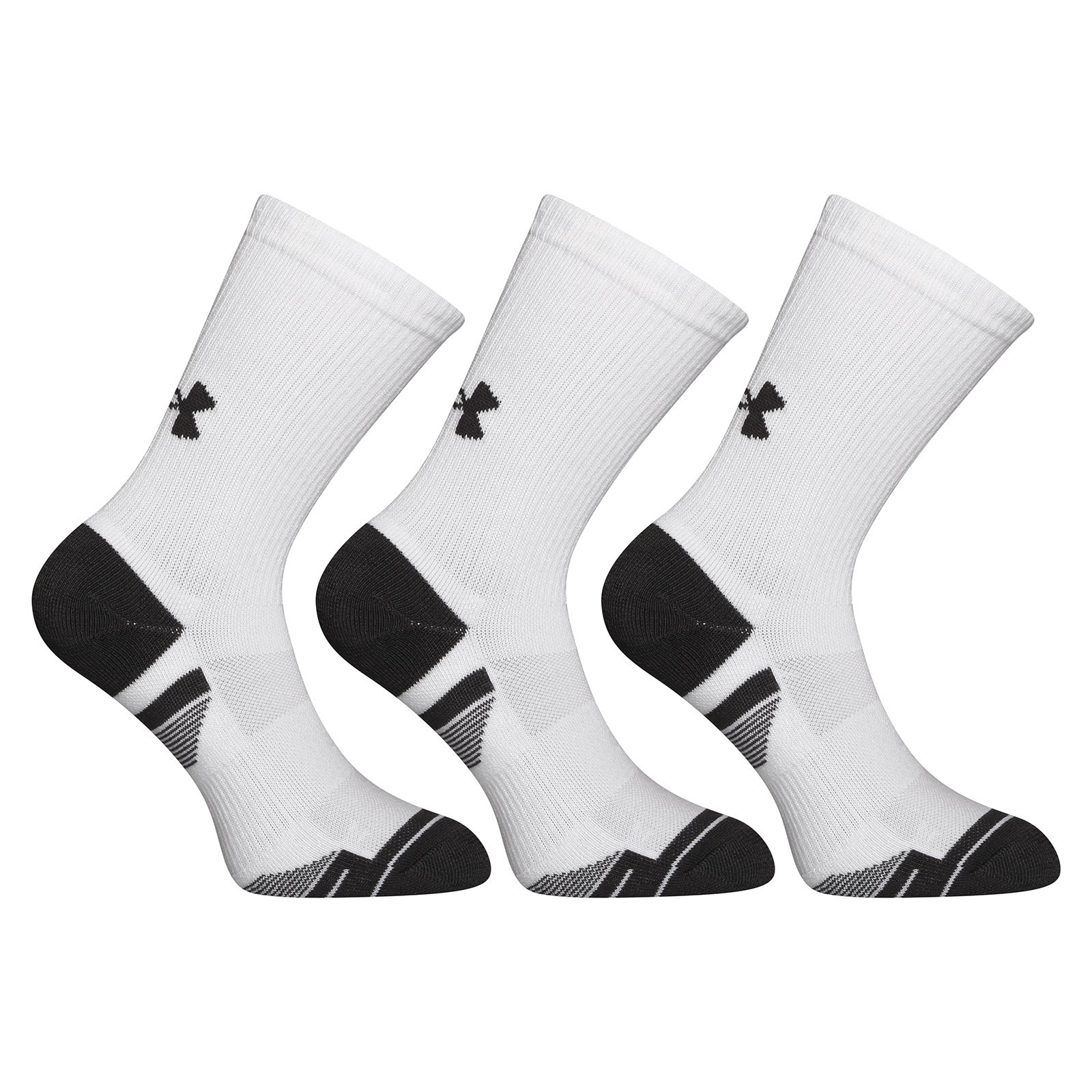 3PACK socks Under Armour white