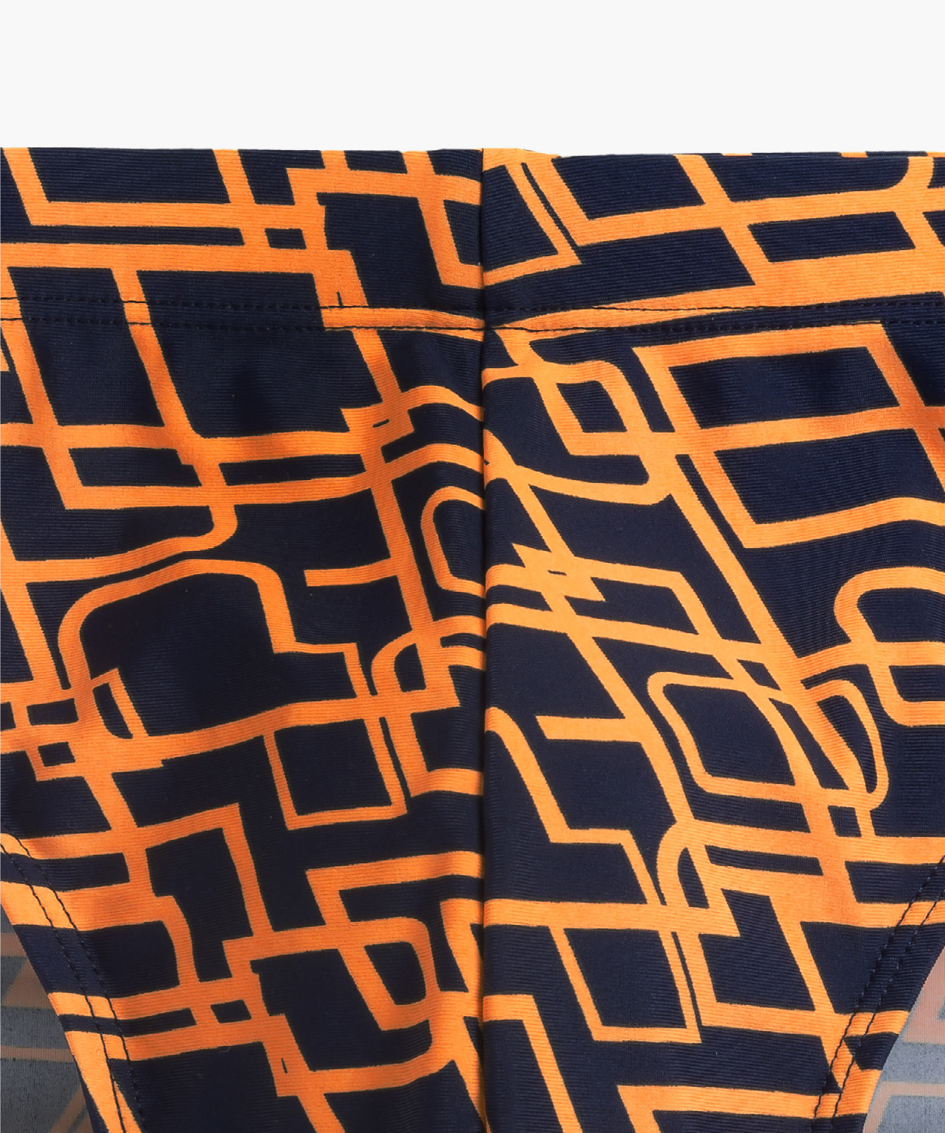 Men's Classic Swimsuit ATLANTIC - Dark Blue/Orange