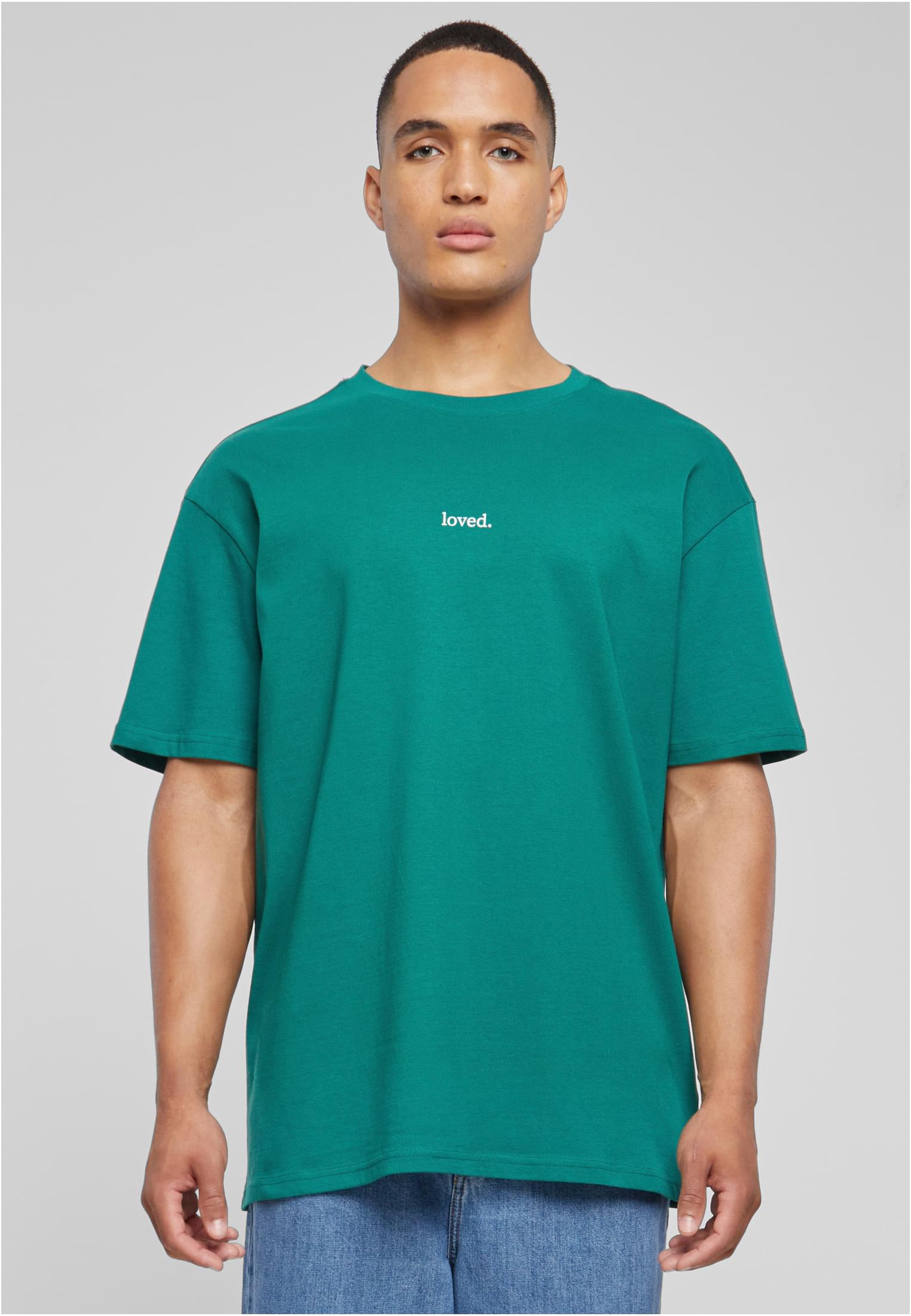 Men's T-shirt Love Heavy Oversized - green