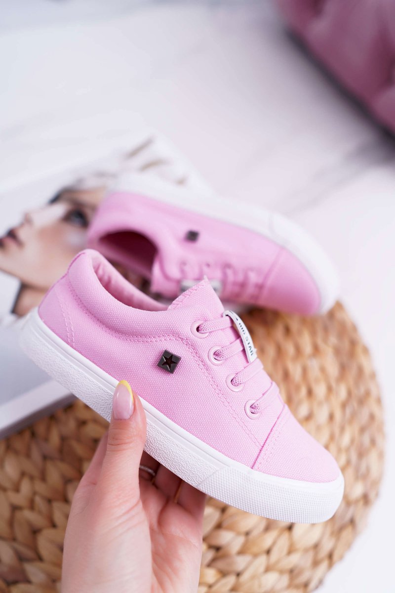 Children's Classic Sneakers Big Star - Pink