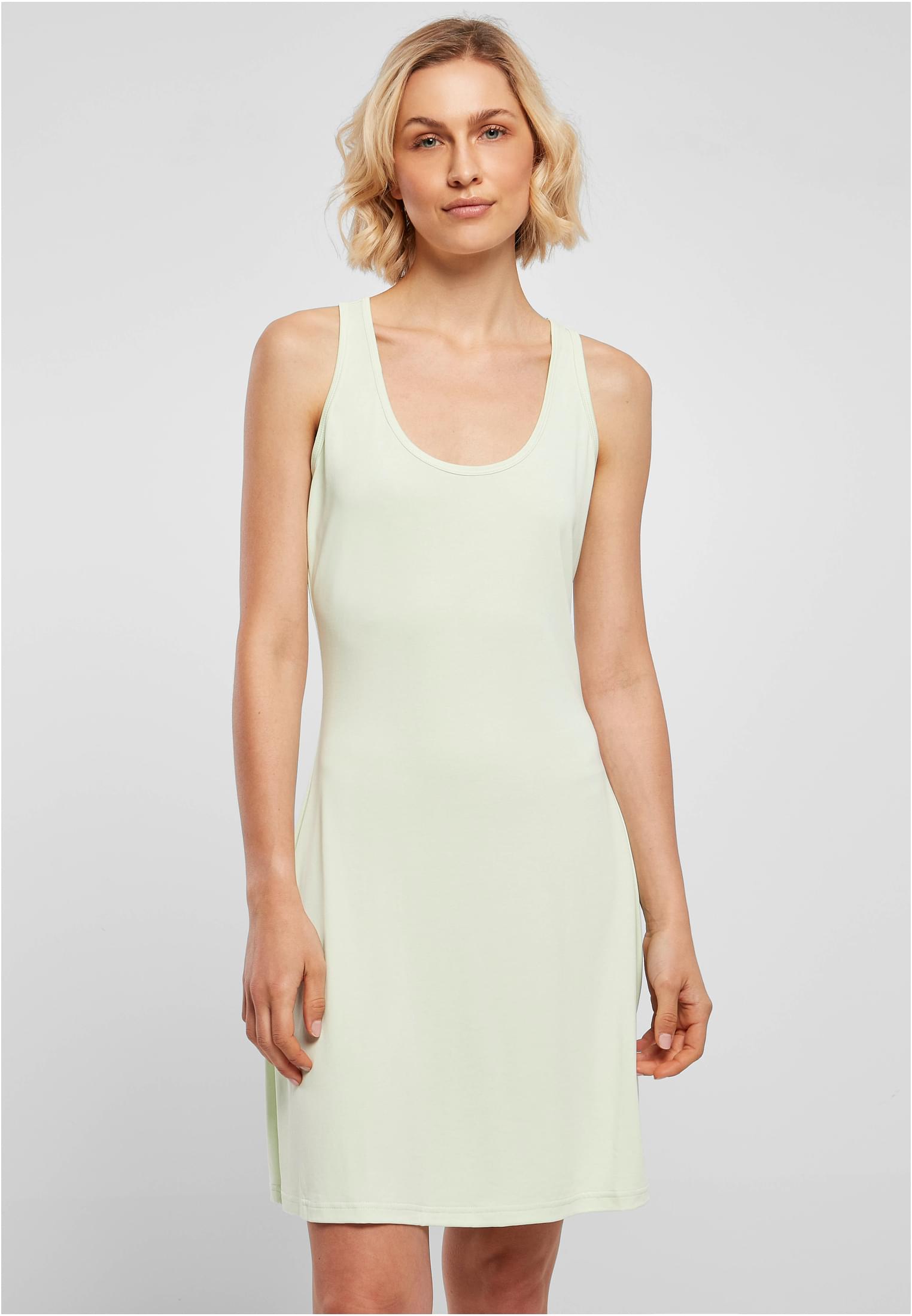 Women's Modal Short Dress with Back Shirts Light Mint