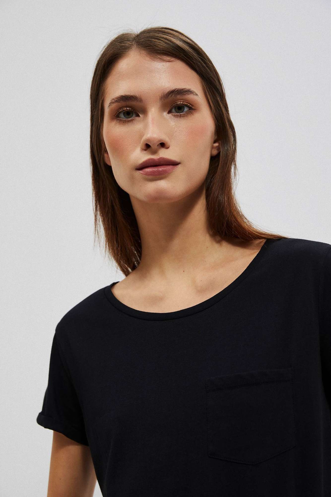 Cotton T-shirt with pocket