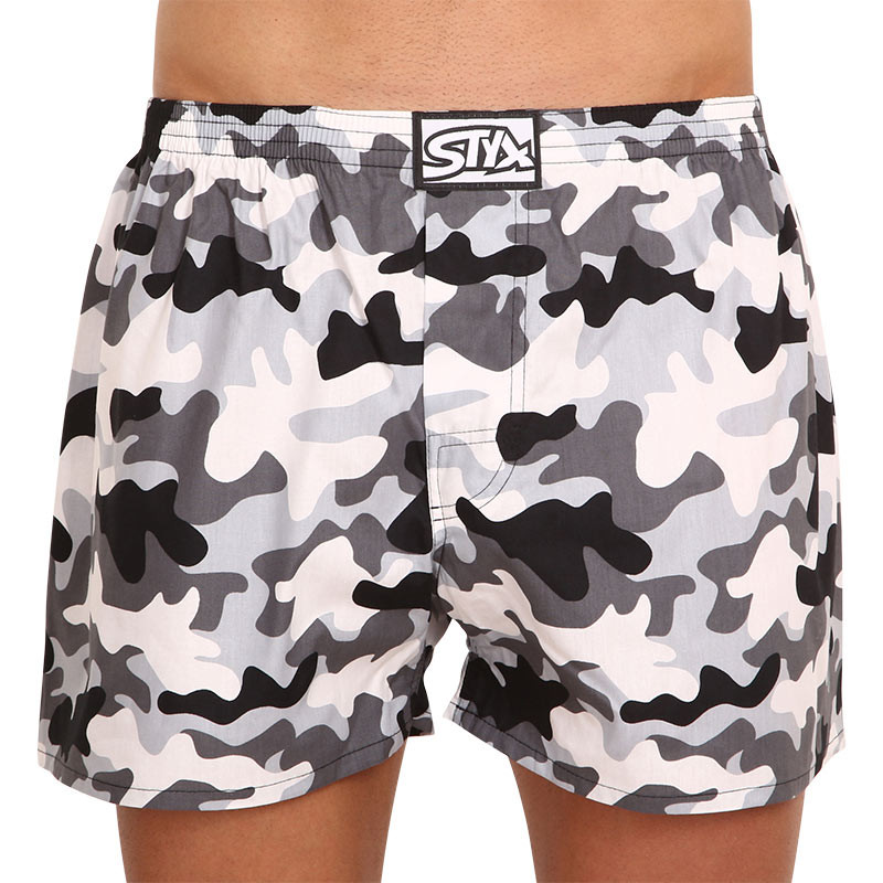 Men's Boxer Shorts Styx Art Classic Rubber Camouflage