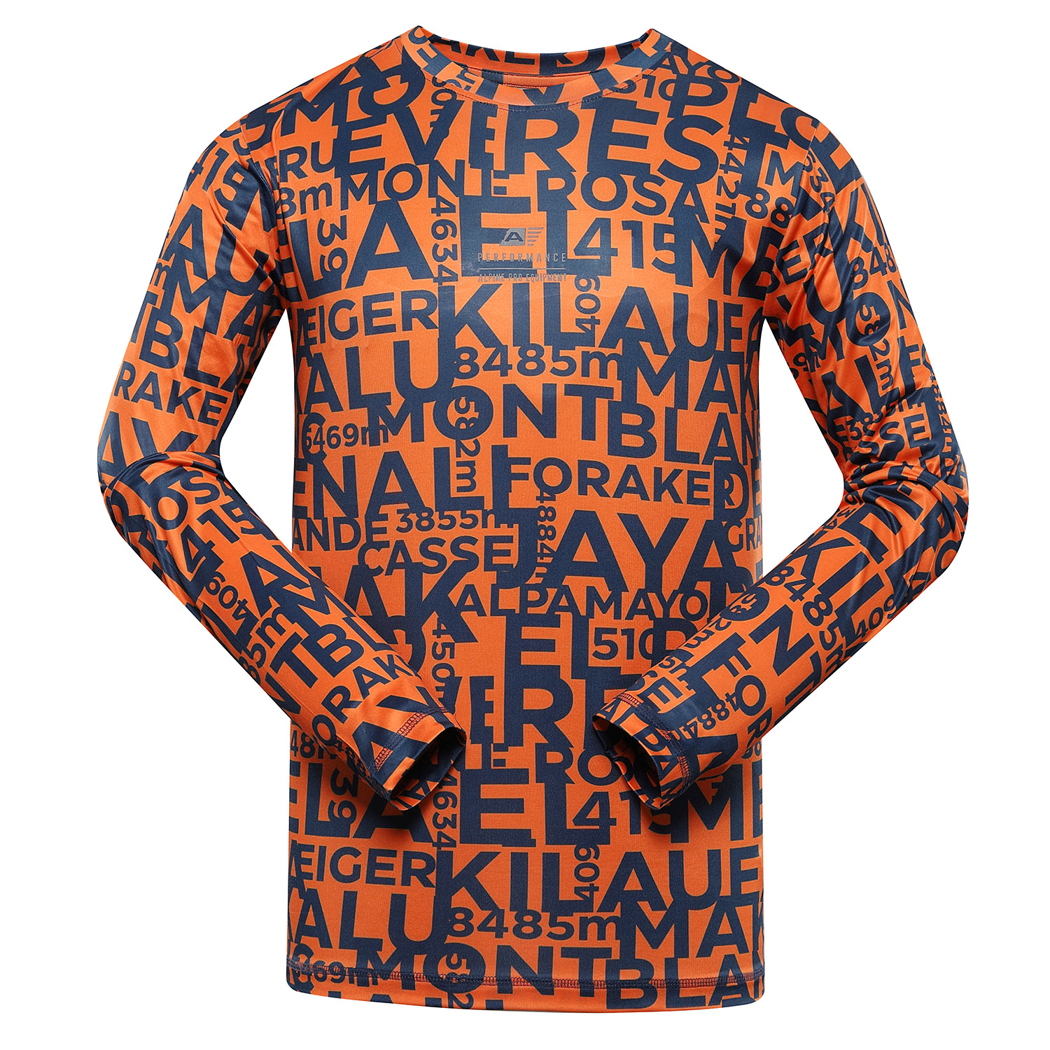 Men's quick-drying T-shirt ALPINE PRO LOUS orange tiger variant pb im Sale-alpine pro 1