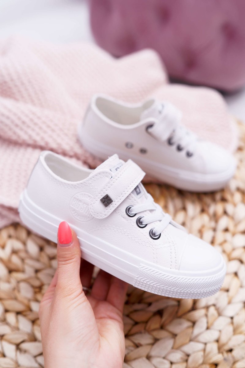Kids Classic Sneakers Big Star - white