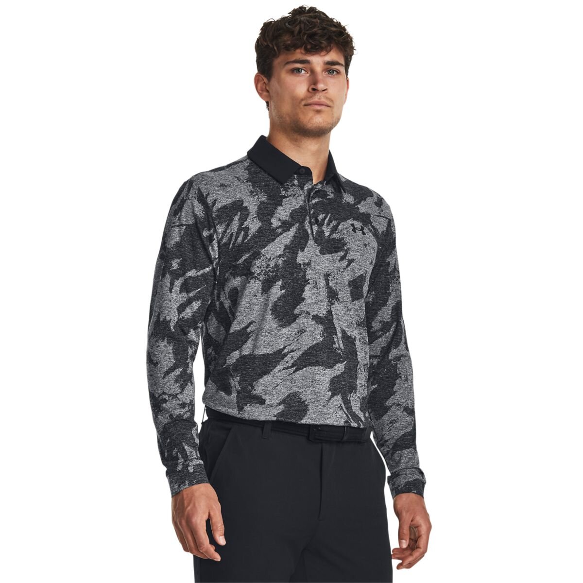 Men's Polo Shirt Under Armour Playoff Jacquard LS Polo