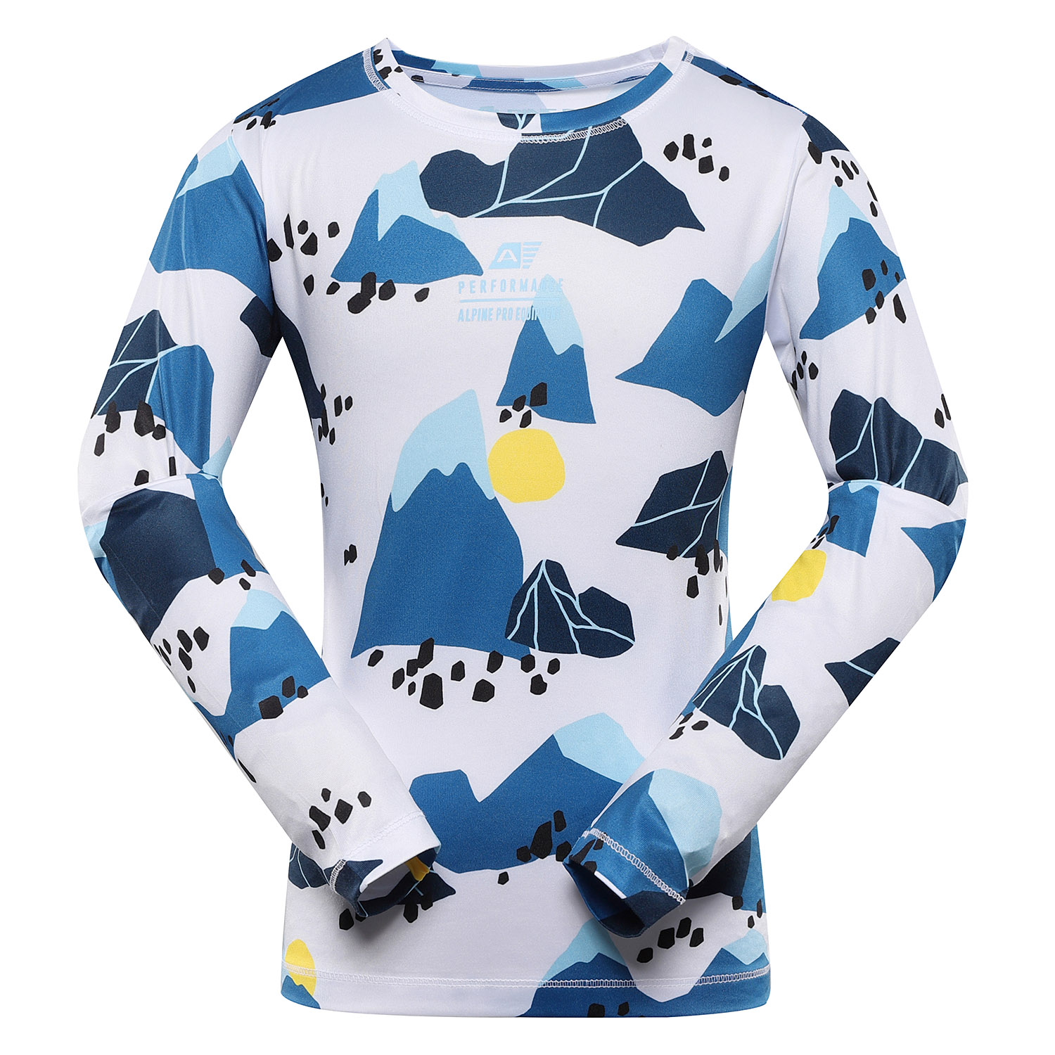 Children's quick-drying T-shirt ALPINE PRO LOUSO aquamarine variant pc