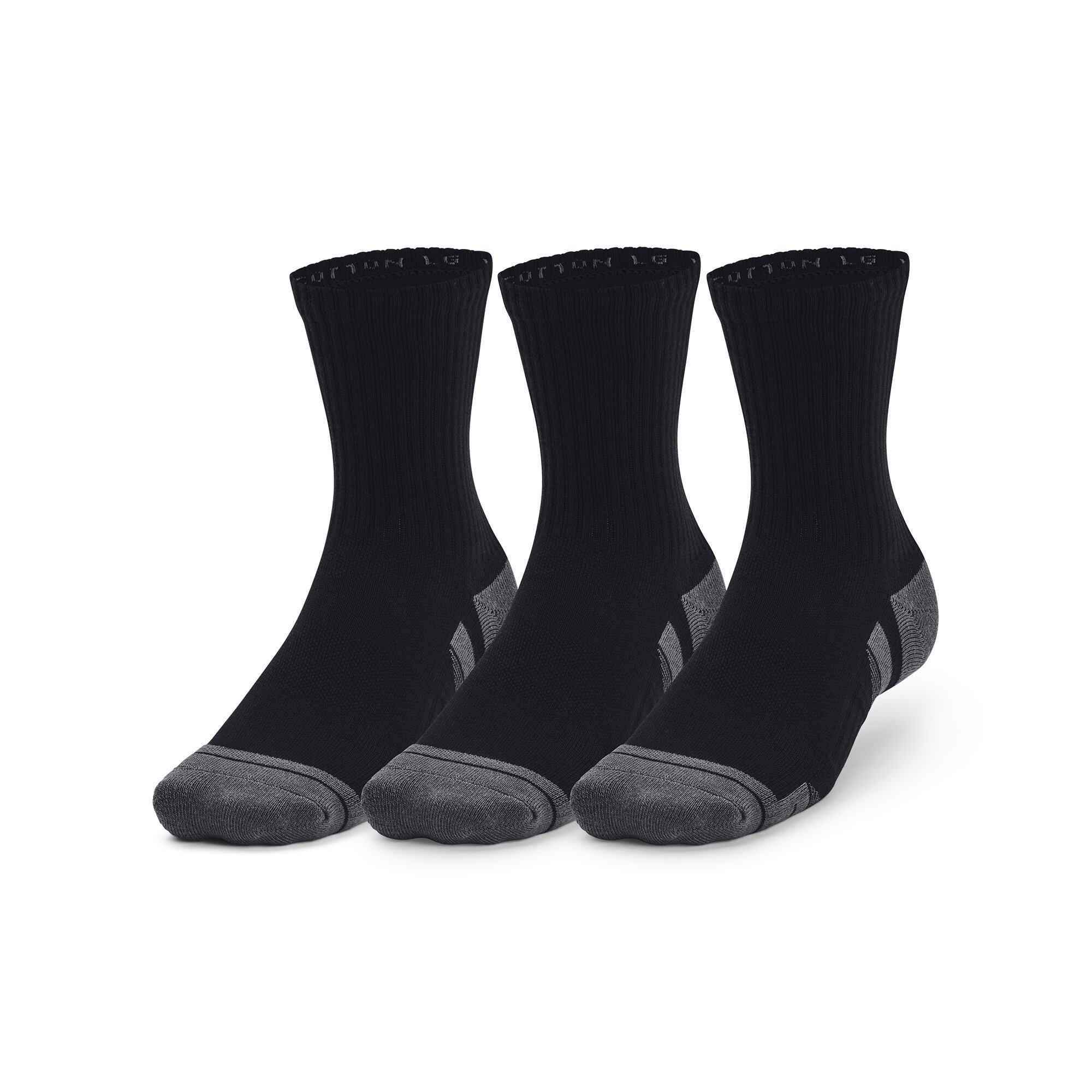 3PACK ponožky Under Armour černé (1379530 001) M