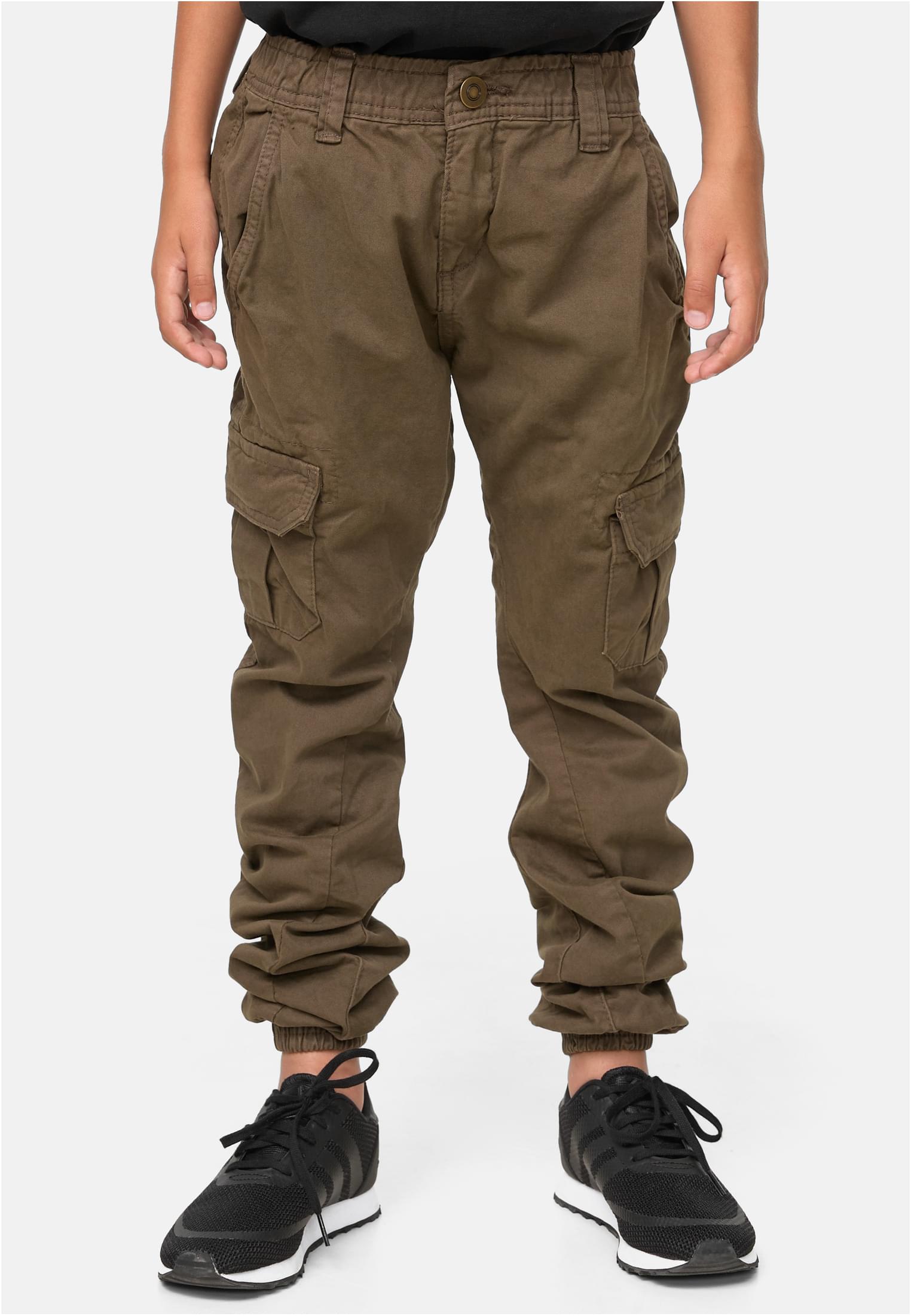 Boys' Cargo Jogging Pants Olive