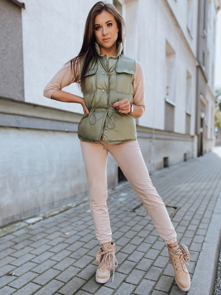 Women's Vest LOPEZ Green Dstreet