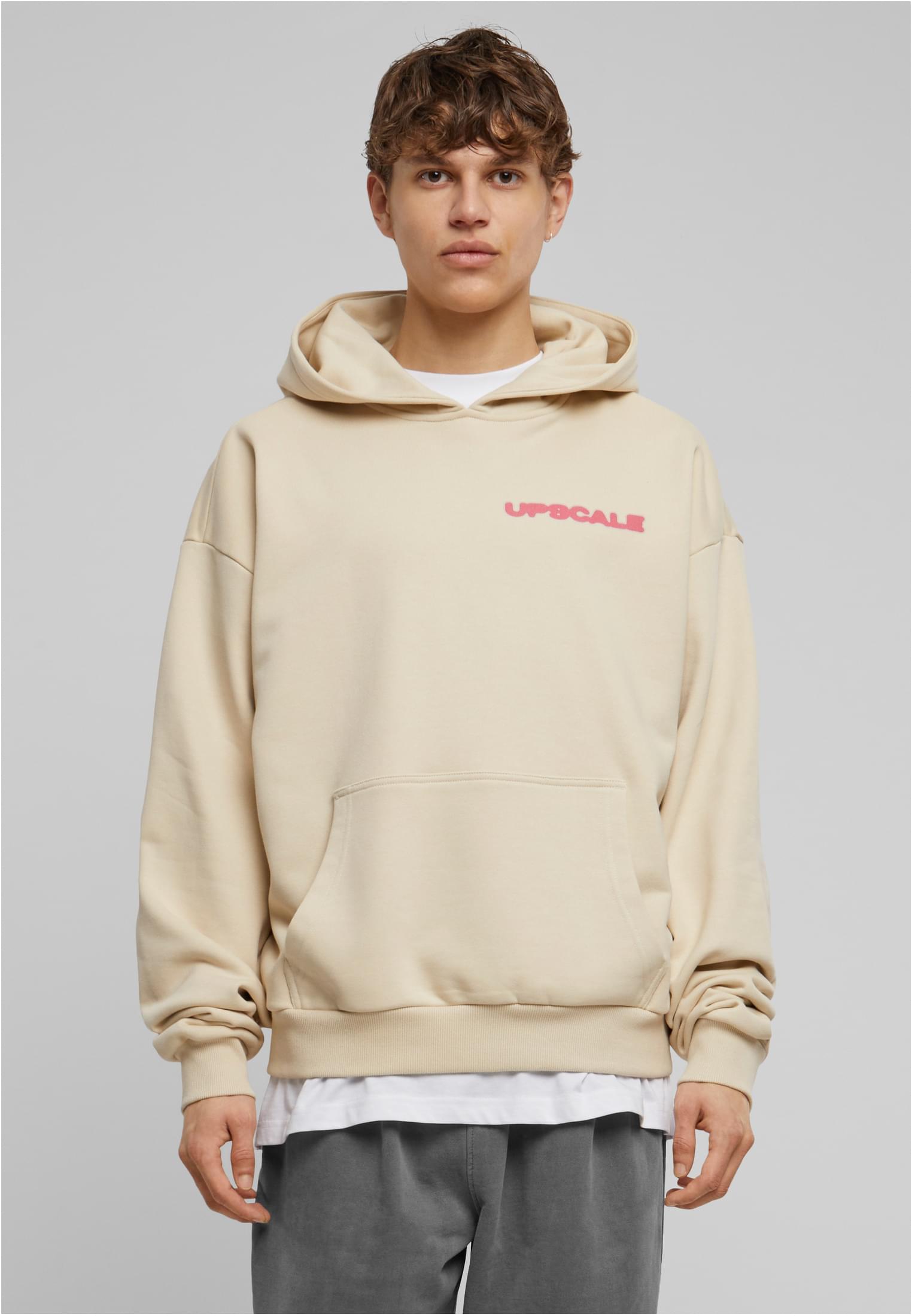 Men's Sad Boy Ultra Heavy Oversize Hoodie Beige