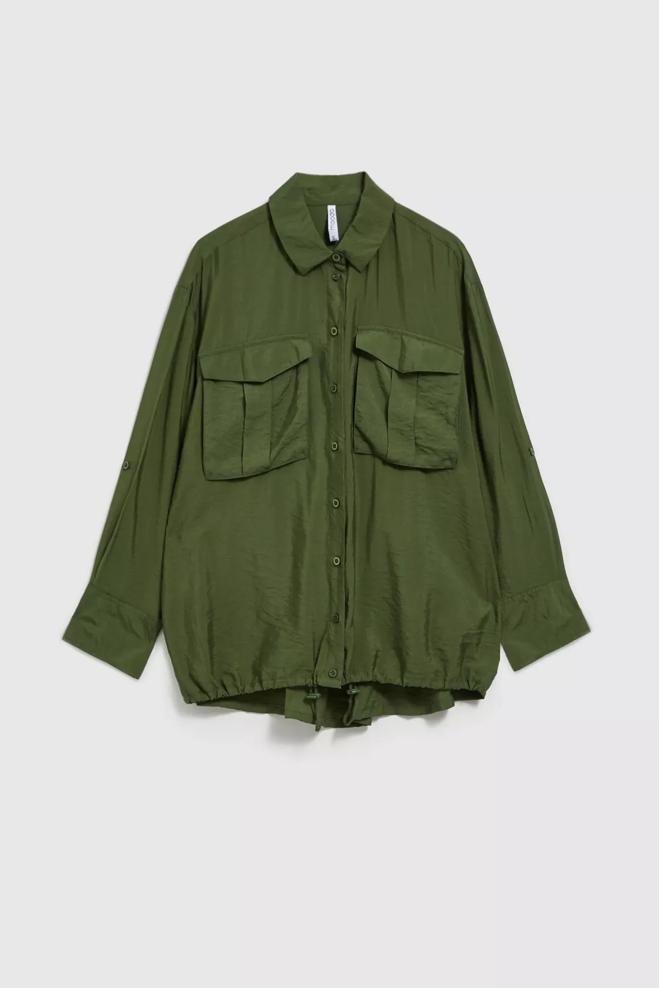 Green khaki women's shirt