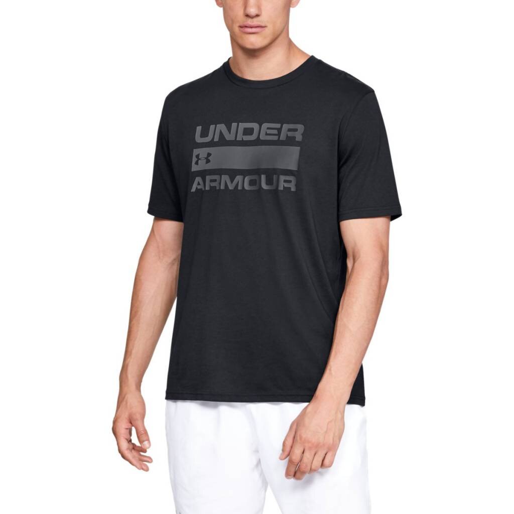 Men's T-shirt Under Armour Team Issue Wordmark SS - Black