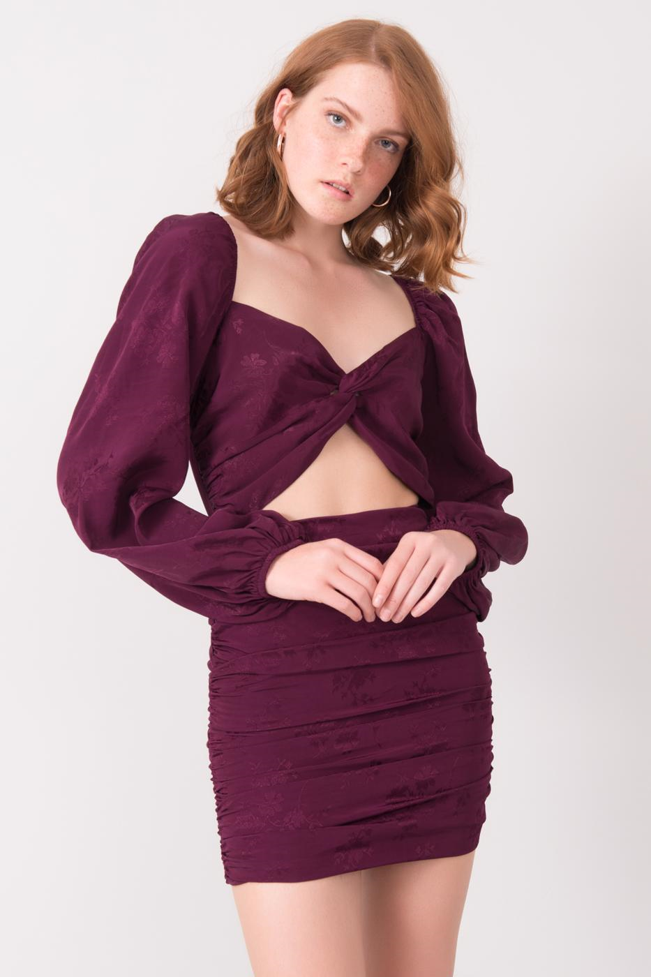 Rochie mini BSL Burgundy