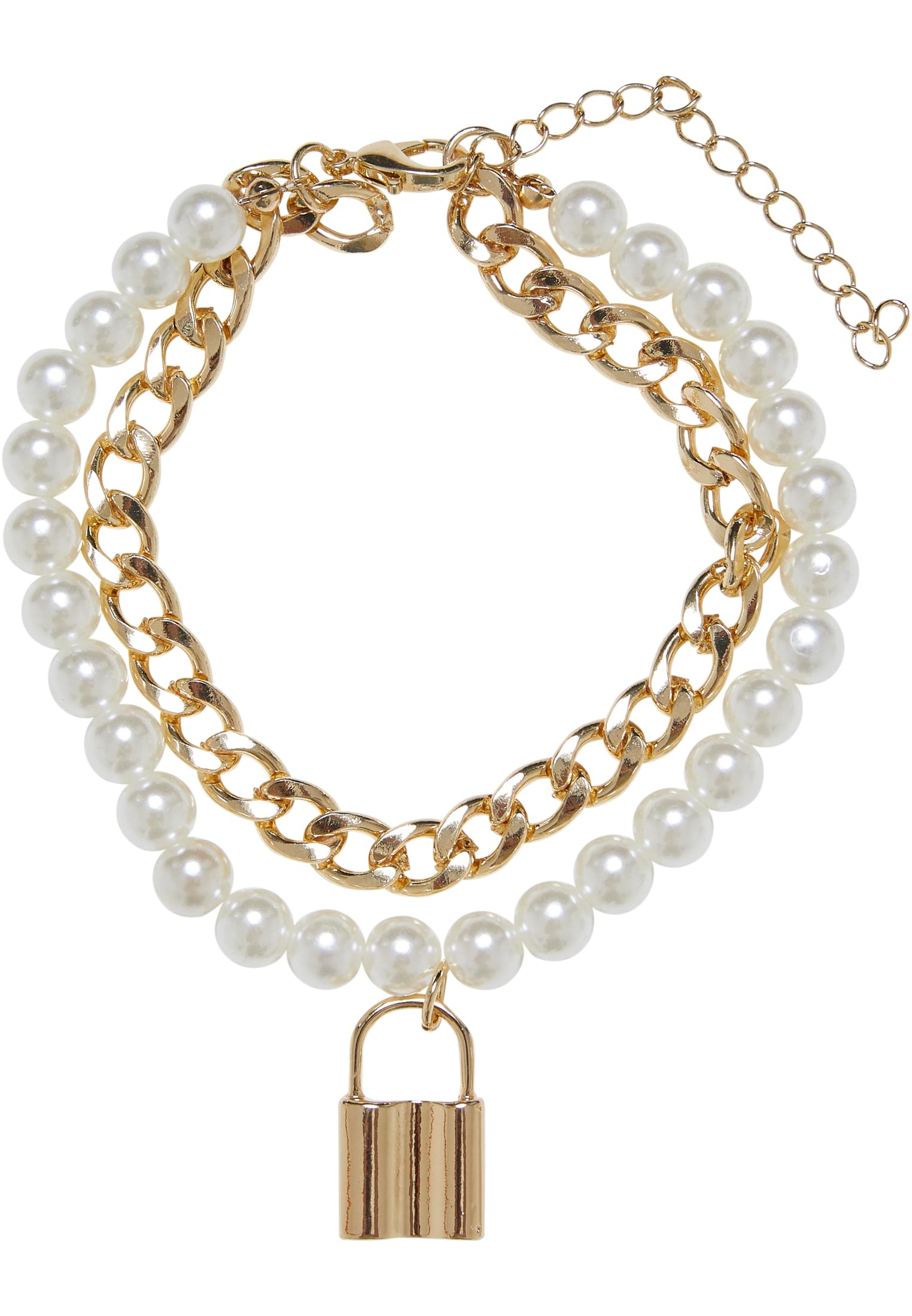 Pearl Layering Bracelet - Gold Colors