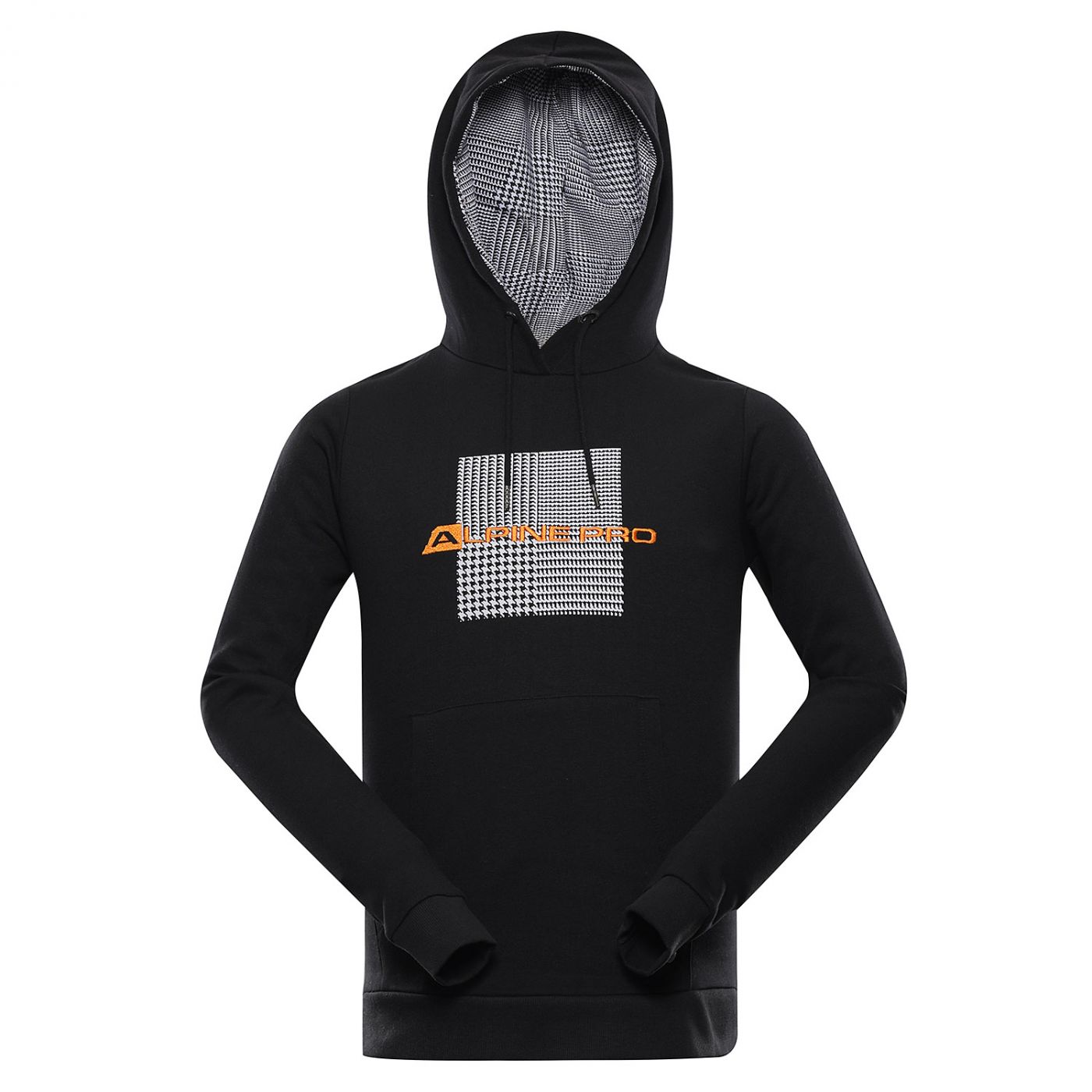 Men's Cotton Hoodie ALPINE PRO SEGIUS Black Variant Pb